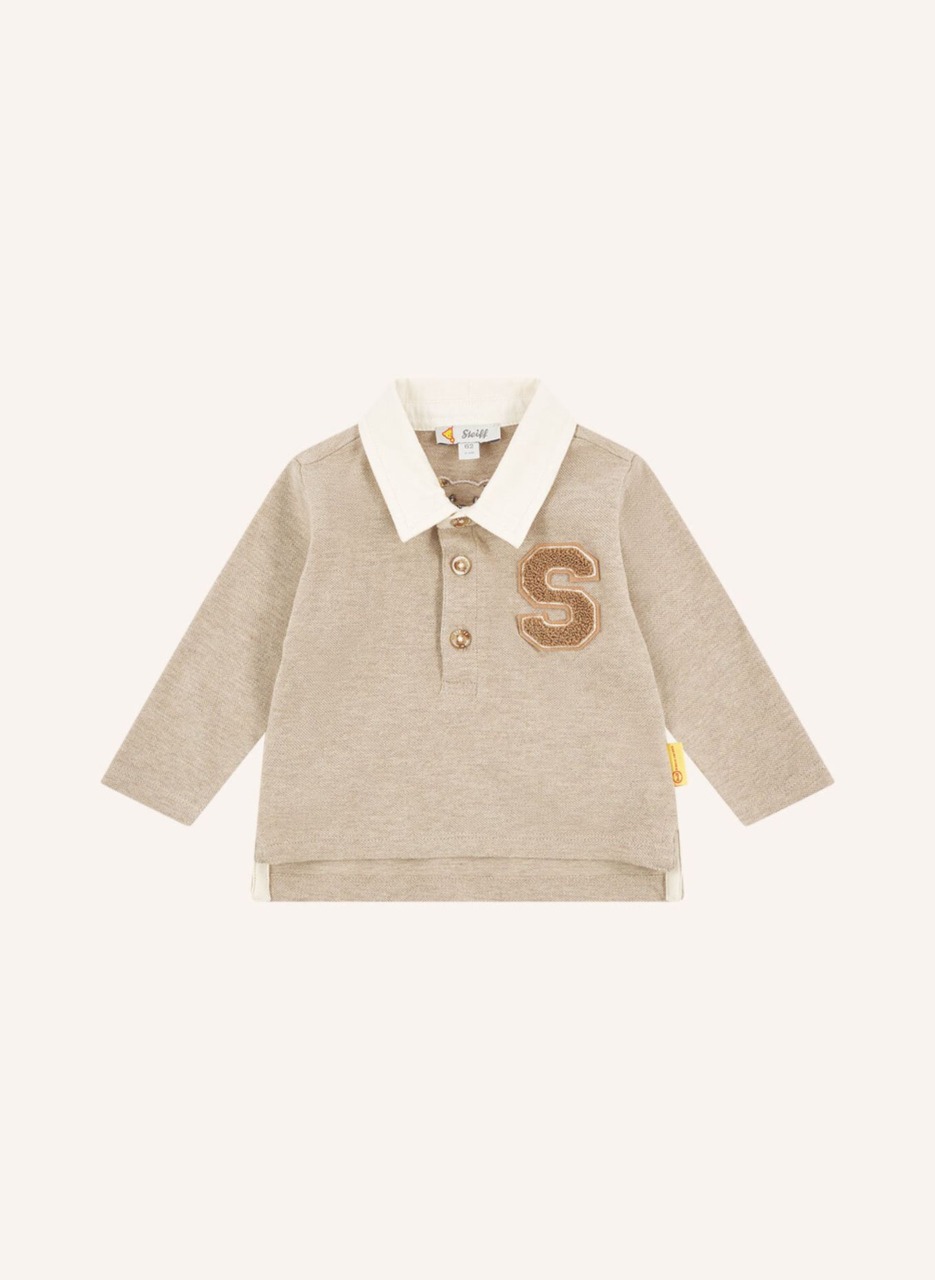 Steiff Poloshirt WINTER SPIRIT, Farbe: BEIGE (Bild 1)