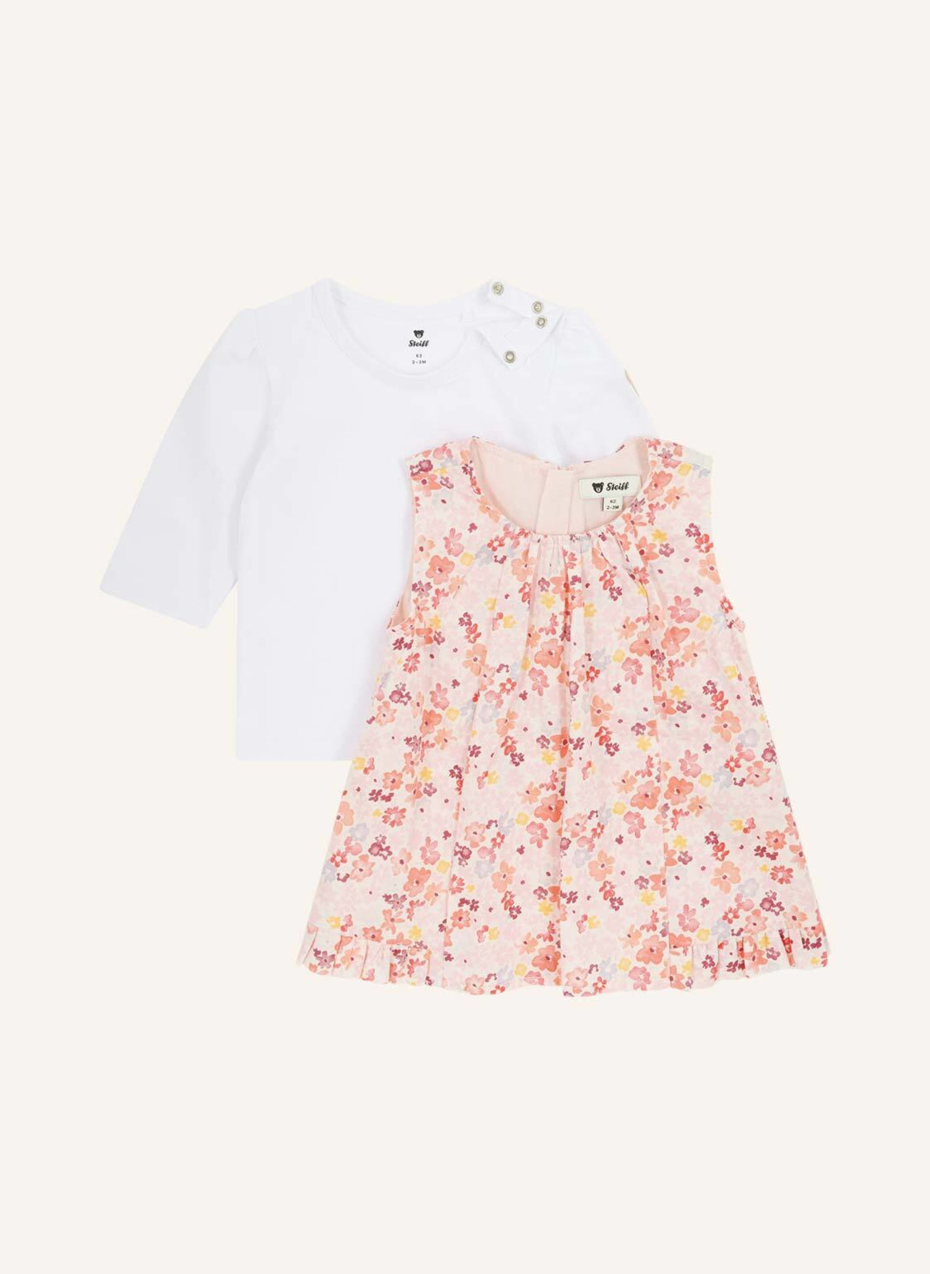 Steiff Set Kleid + T-Shirt BALLETCORE: HELLROSA