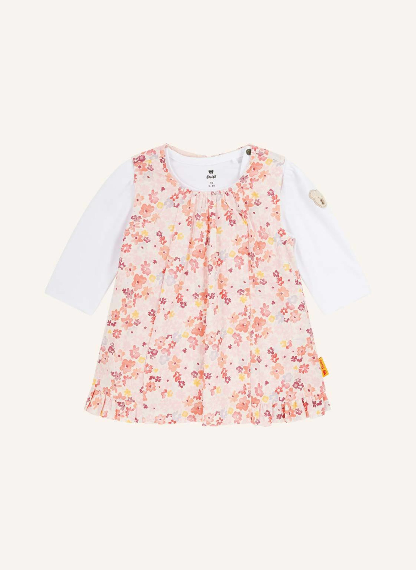 Steiff Set Kleid + T-Shirt BALLETCORE: HELLROSA