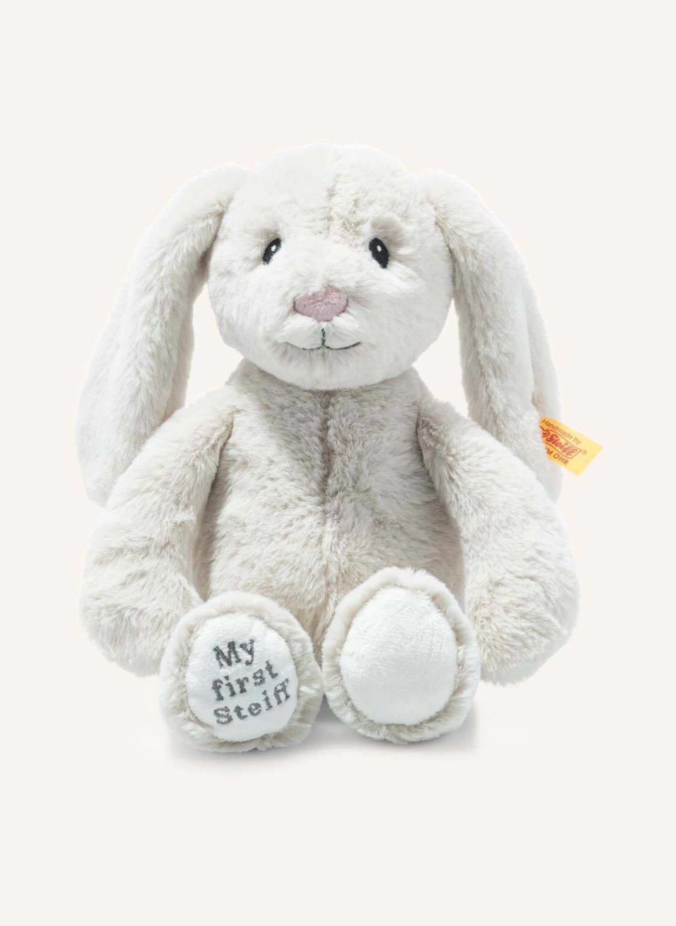Steiff Kuscheltier My first Steiff HOPPIE Hase 26 cm, hellgrau: HELLGRAU