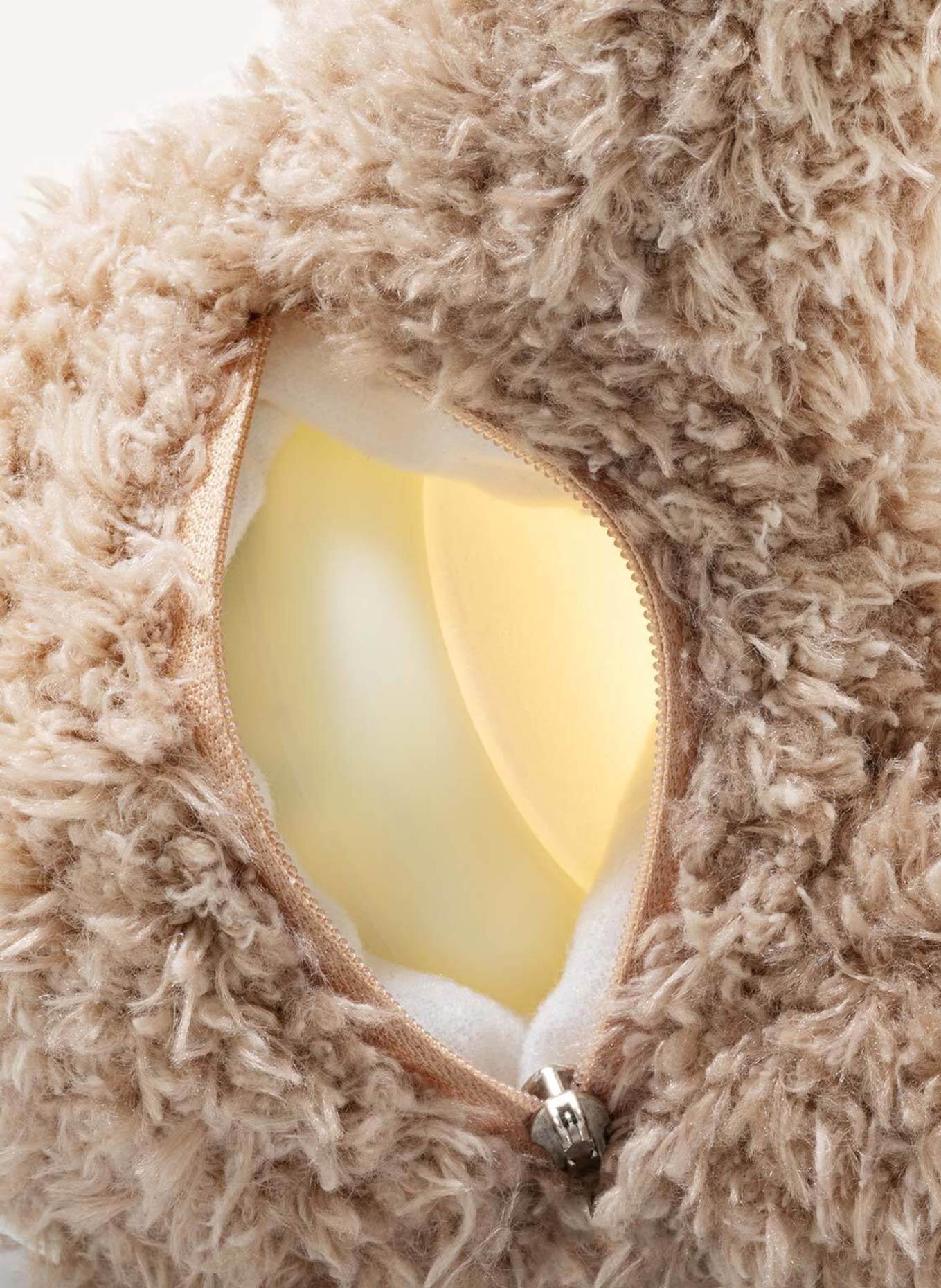 Steiff Kuscheltier Light at Night CASPAR Teddybär 28 cm, hellbraun: COGNAC