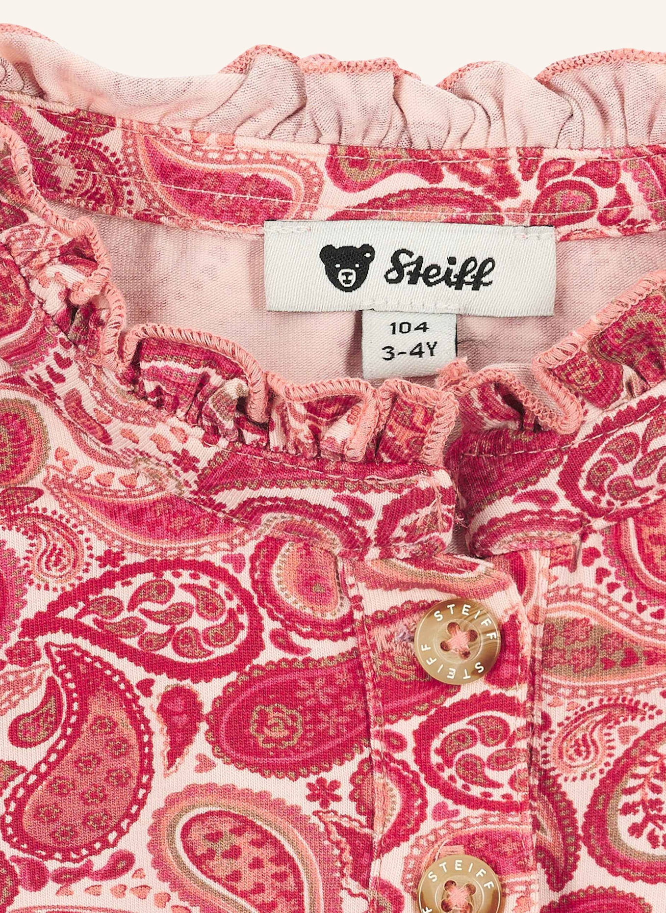 Steiff Kleid  WOODLAND: ROT