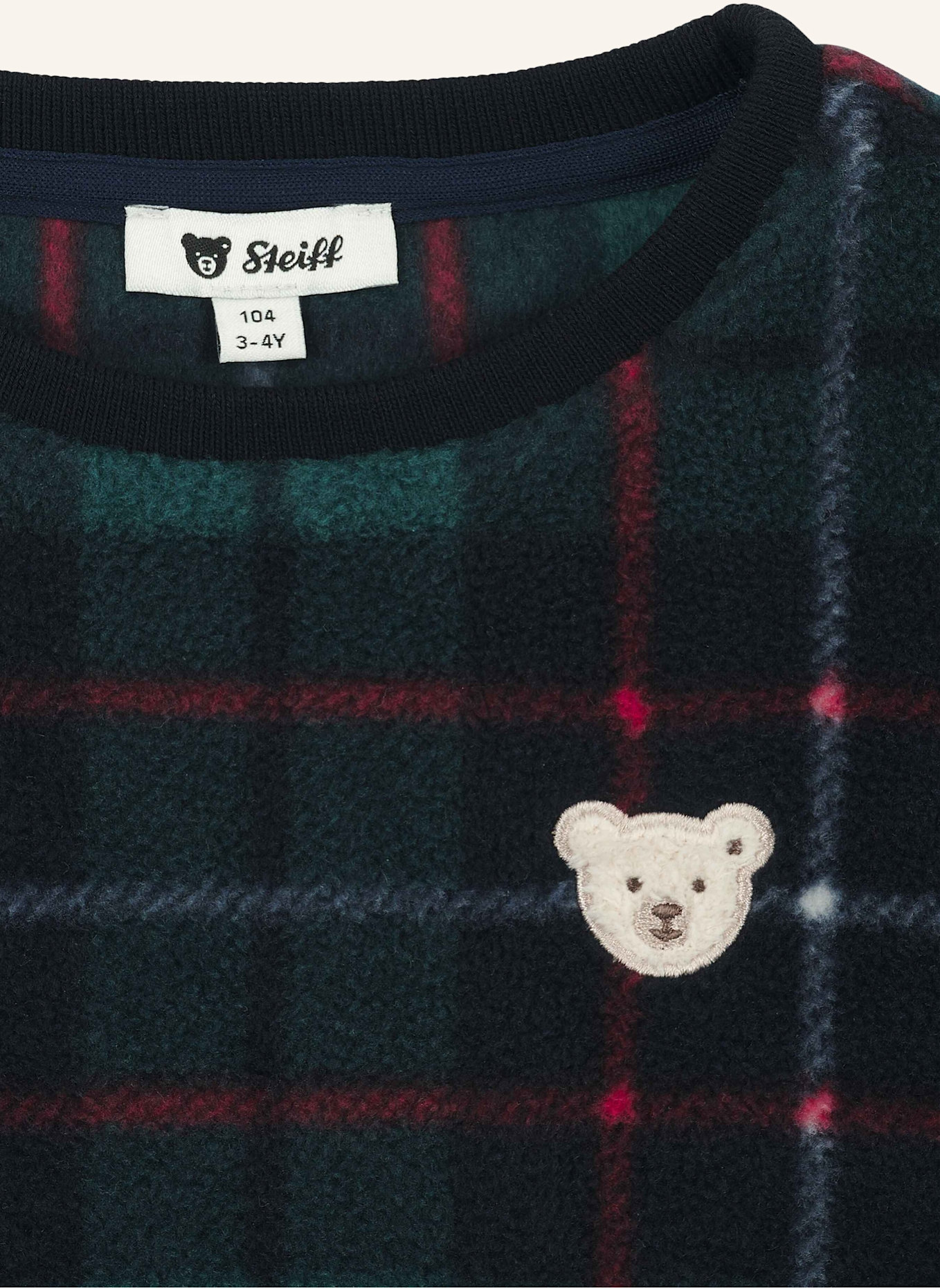 Steiff Sweatshirt Fleece CELEBRATION: DUNKELBLAU