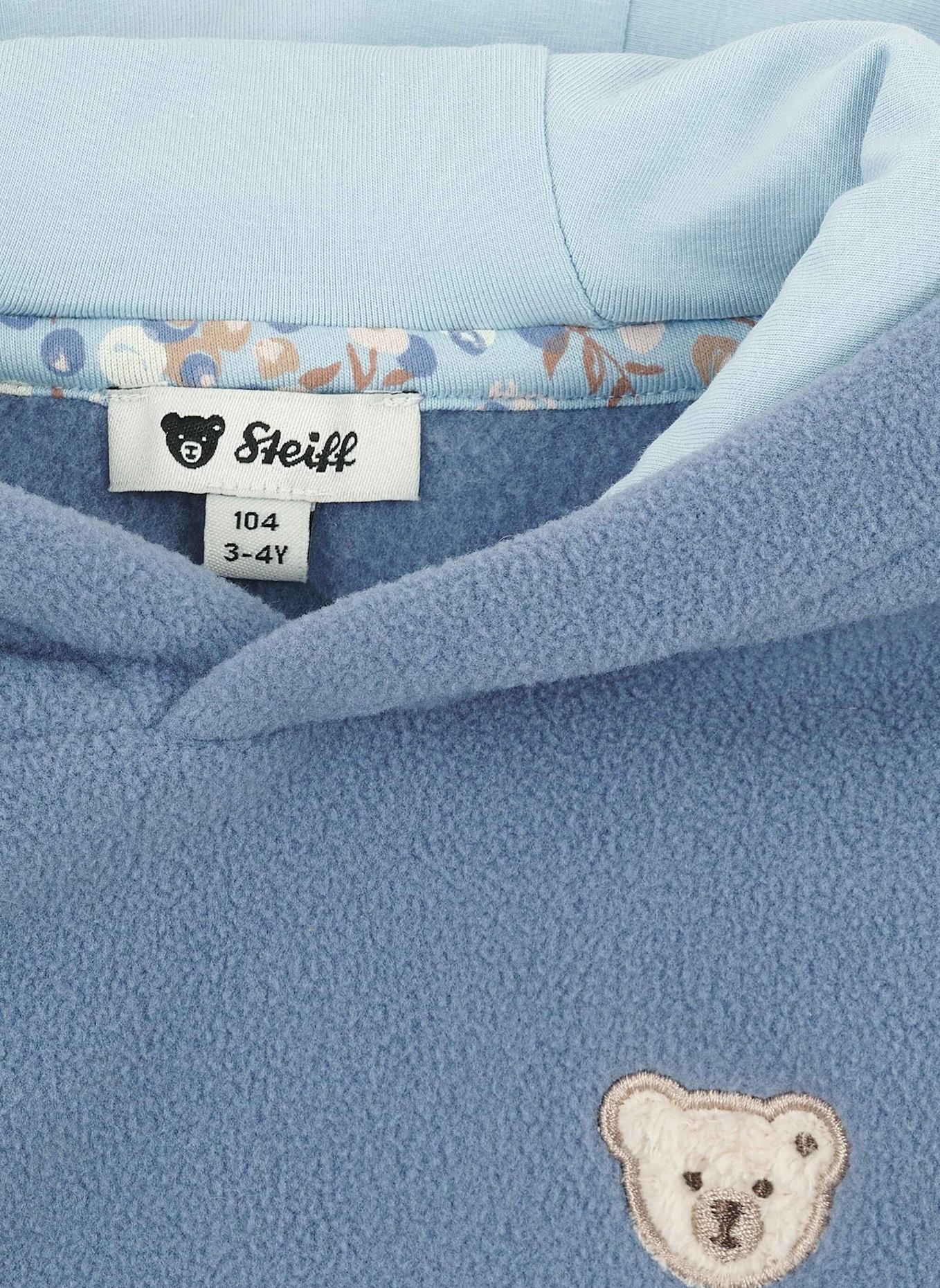 Steiff Sweatshirt Fleece NORDICLAND: HELLBLAU