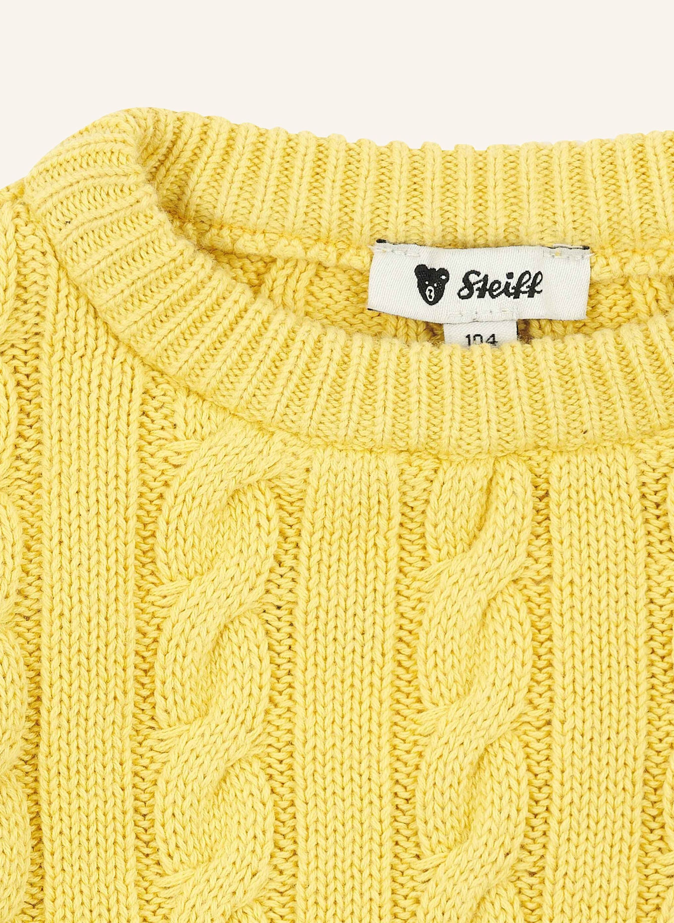 Steiff Pullover WOODLAND: GELB