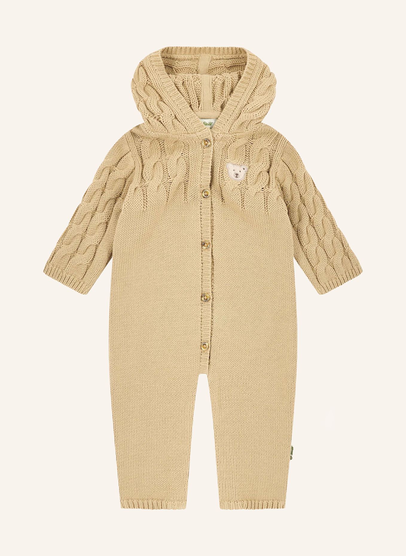 Steiff Strampler  BABY WELLNESS: BEIGE