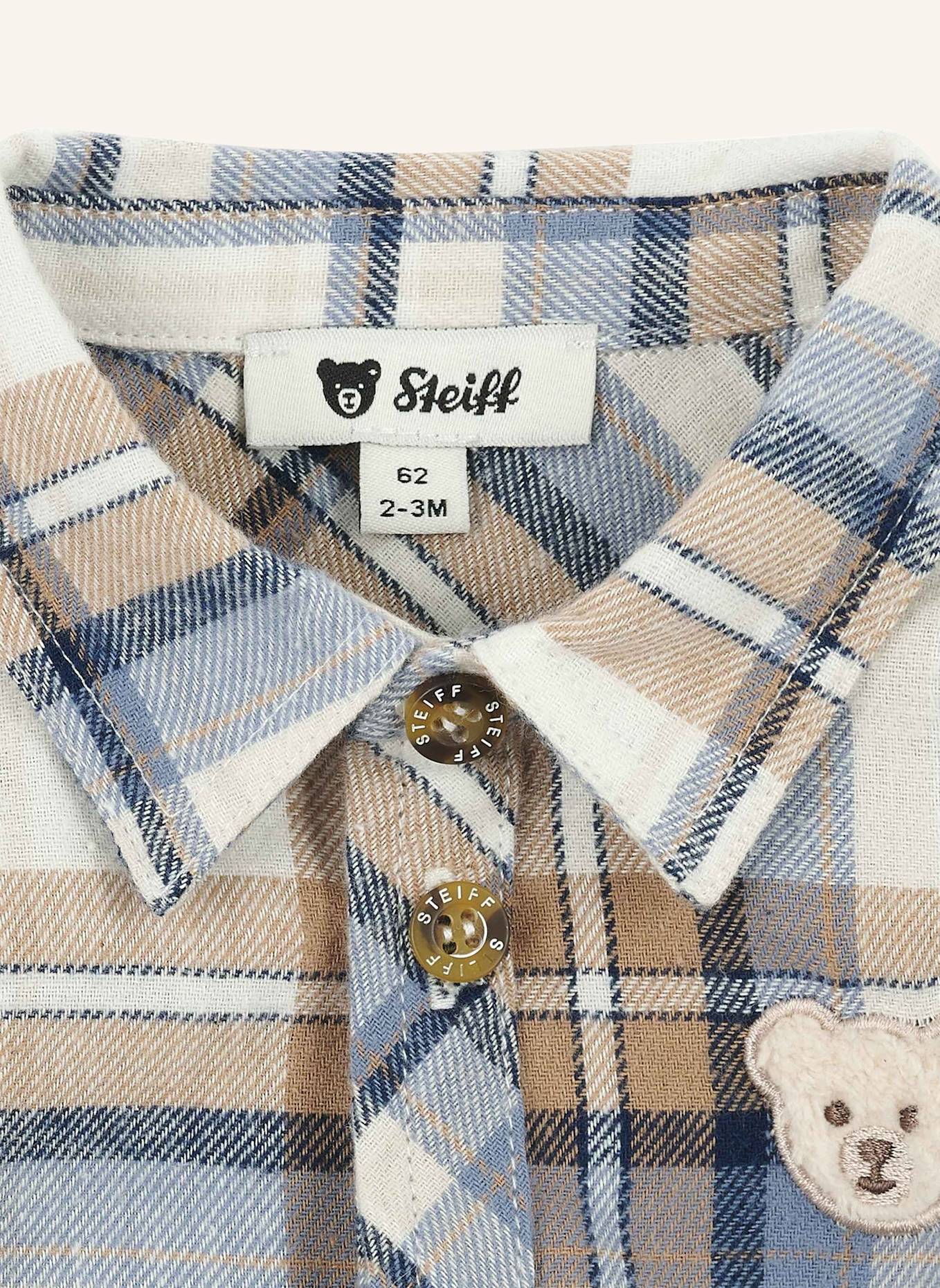 Steiff Hemd  NORDICLAND: HELLBLAU