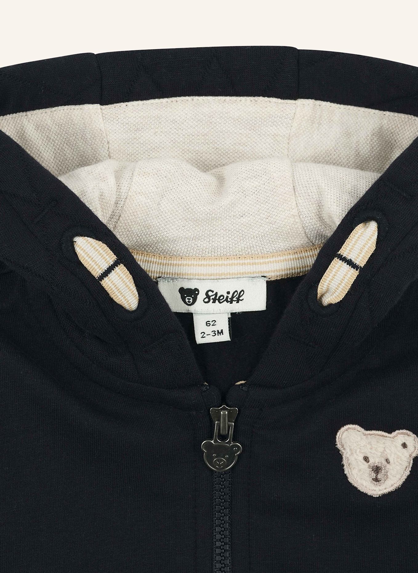 Steiff Sweatjacke NORDICLAND: DUNKELBLAU