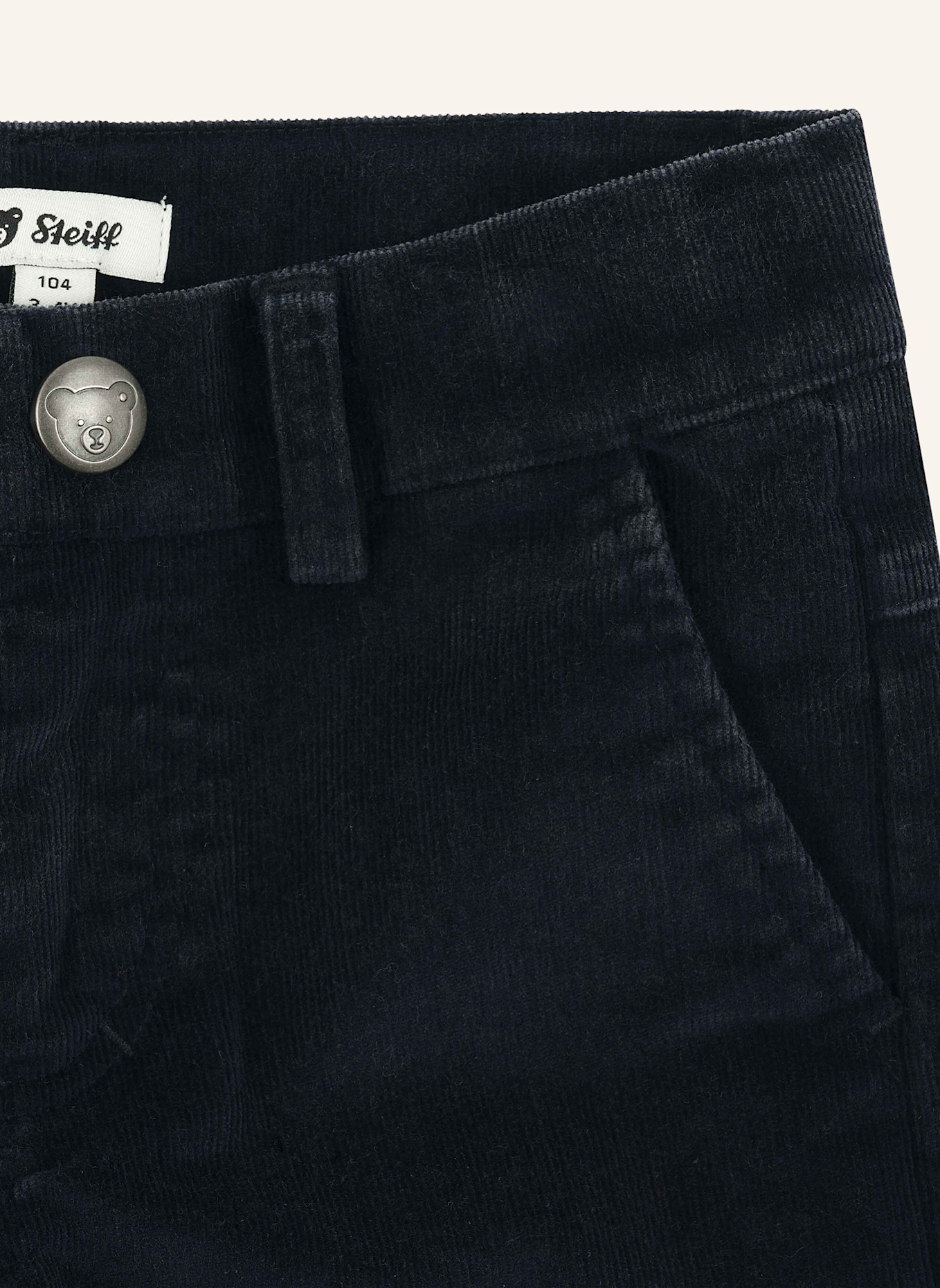 Steiff Cordhose WOODLAND: DUNKELBLAU