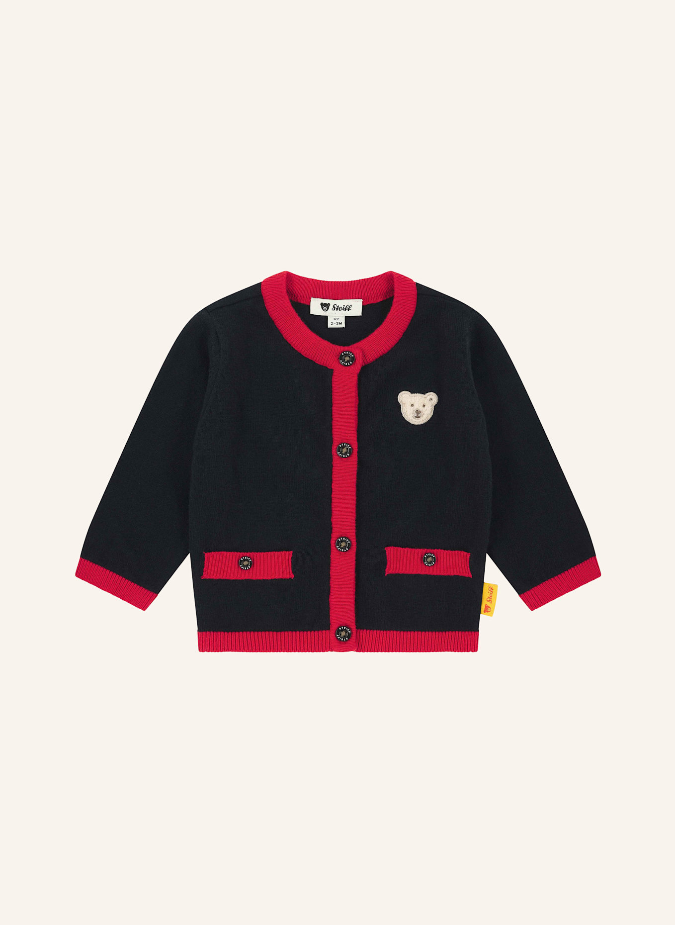 Steiff Strickjacke CELEBRATION: DUNKELBLAU