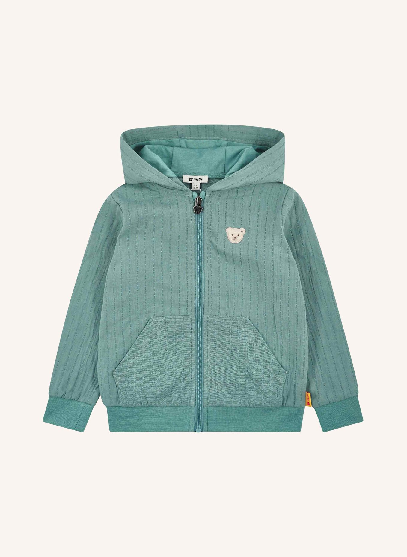 Steiff Sweatshirt DINOSAUR: PETROL