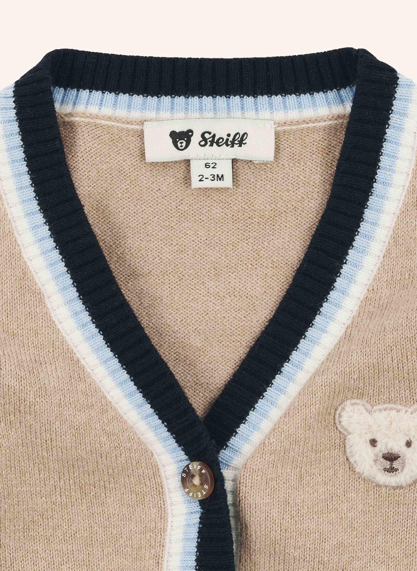 Steiff Strickjacke DINOSAUR: BEIGE