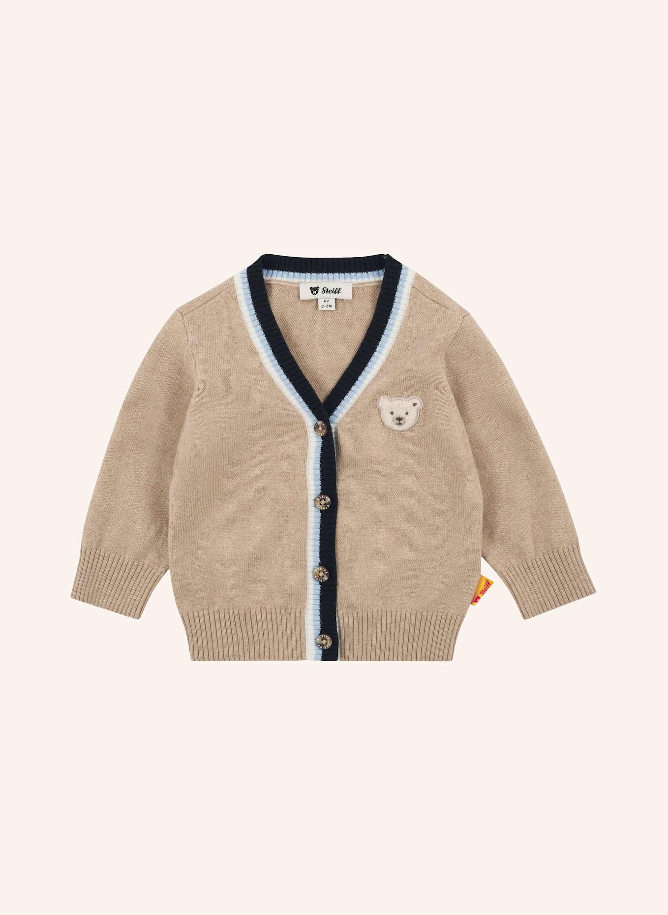 Steiff Strickjacke DINOSAUR: BEIGE