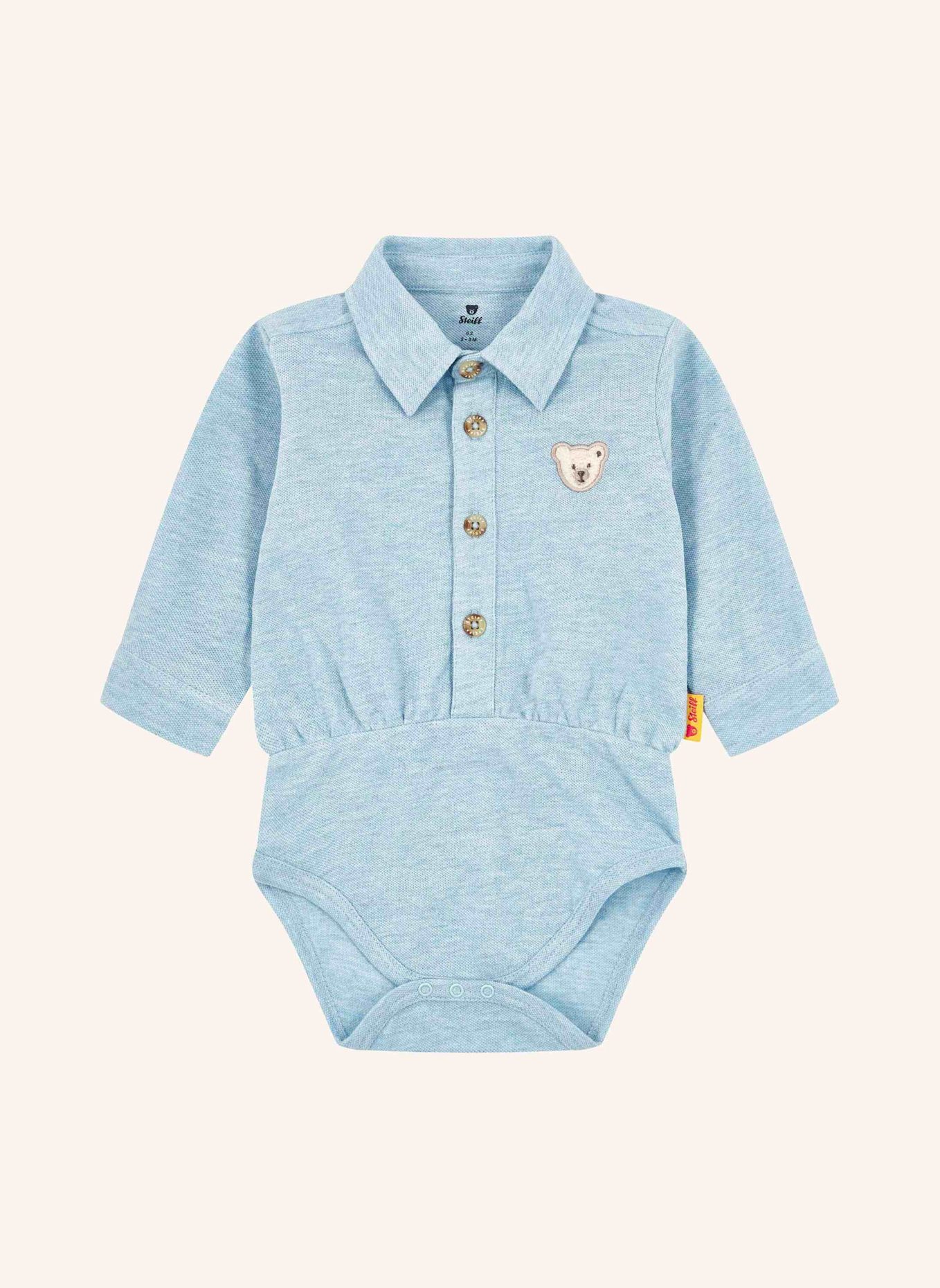 Steiff Latzhose DINOSAUR: BLAU