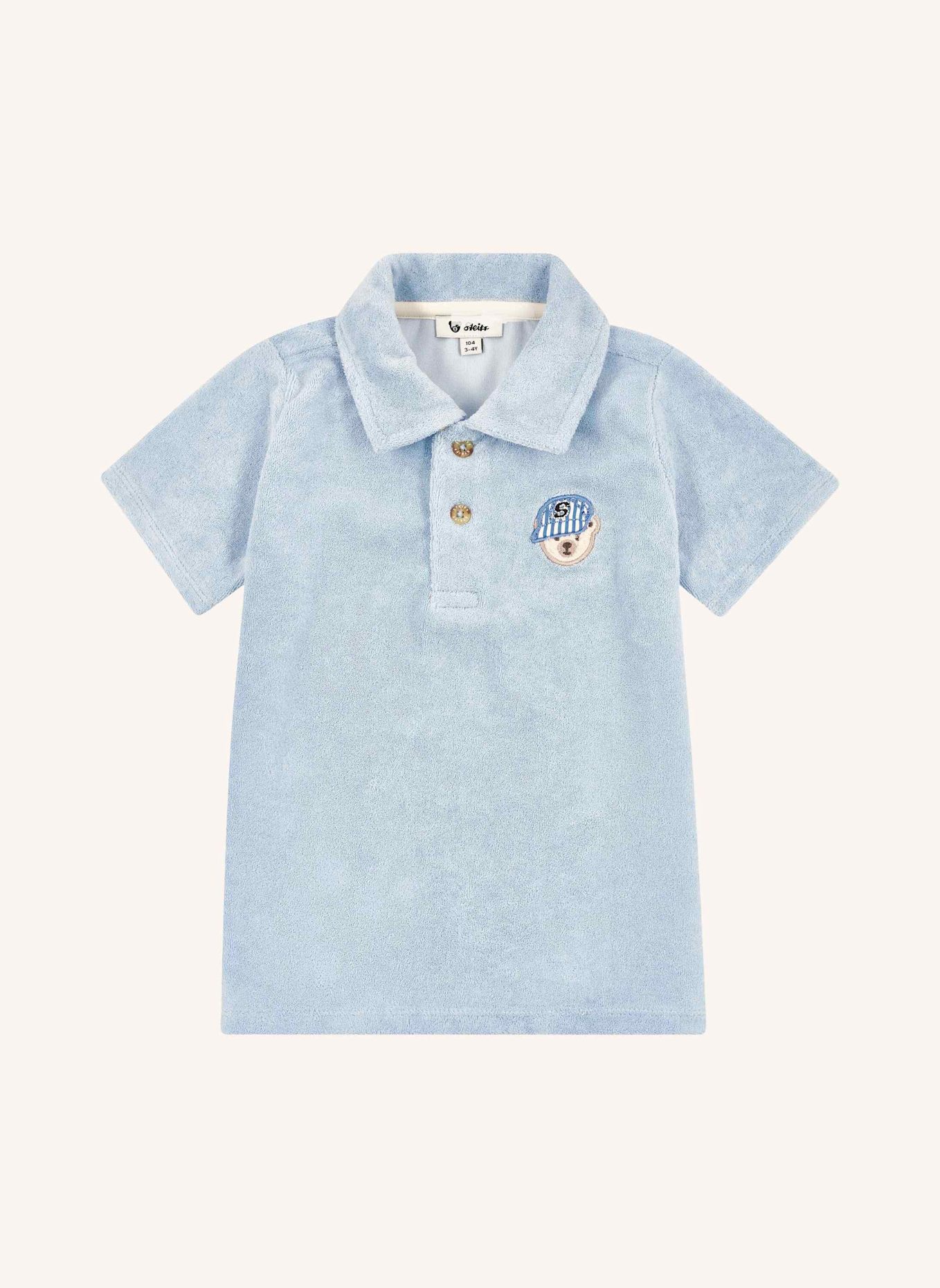 Steiff Poloshirt LEO CLUB: HELLBLAU