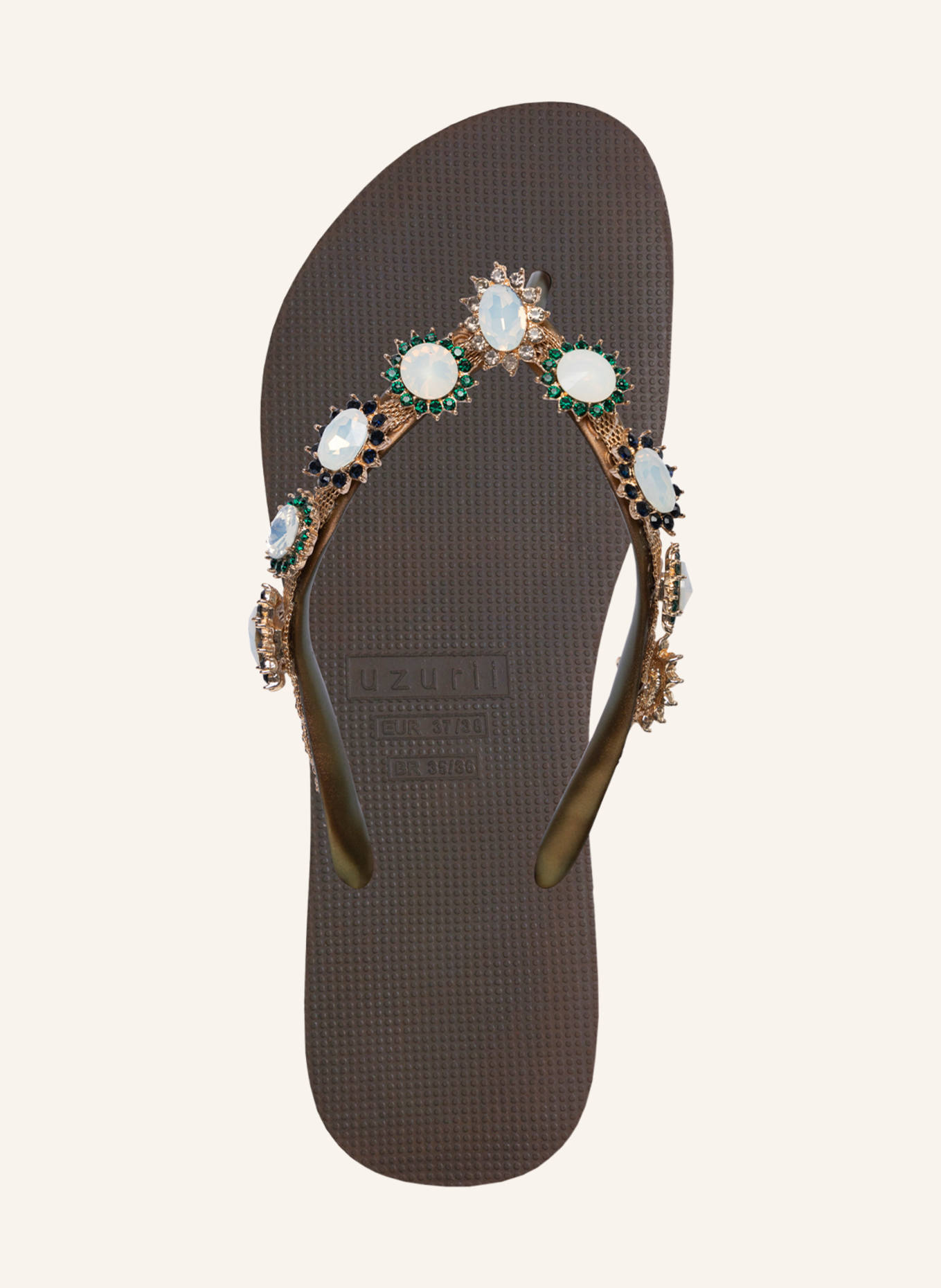 uzurii Zehentrenner PEARL MONROE: BRAUN