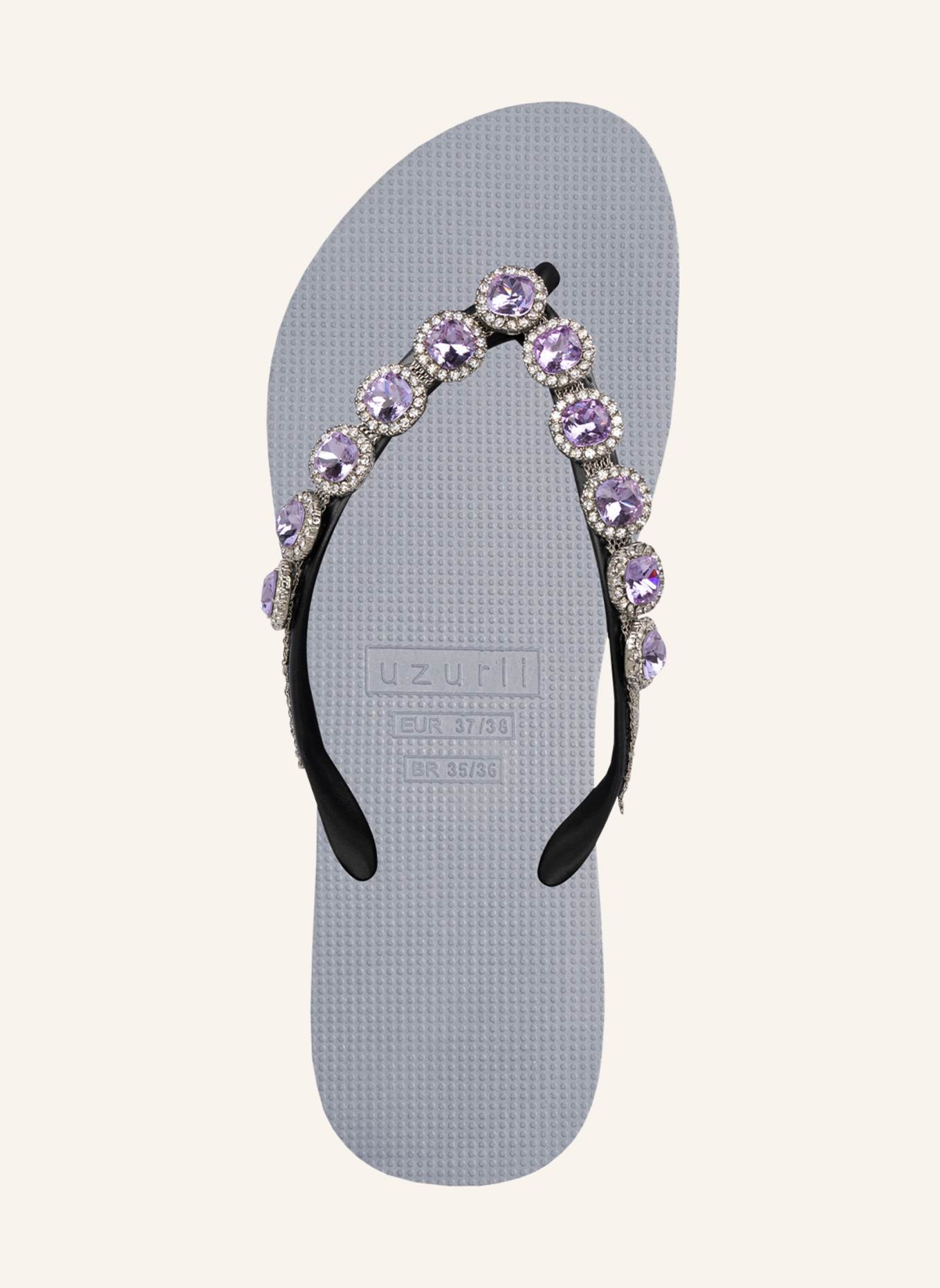 uzurii Zehentrenner BEATRIX LILA: SILBER