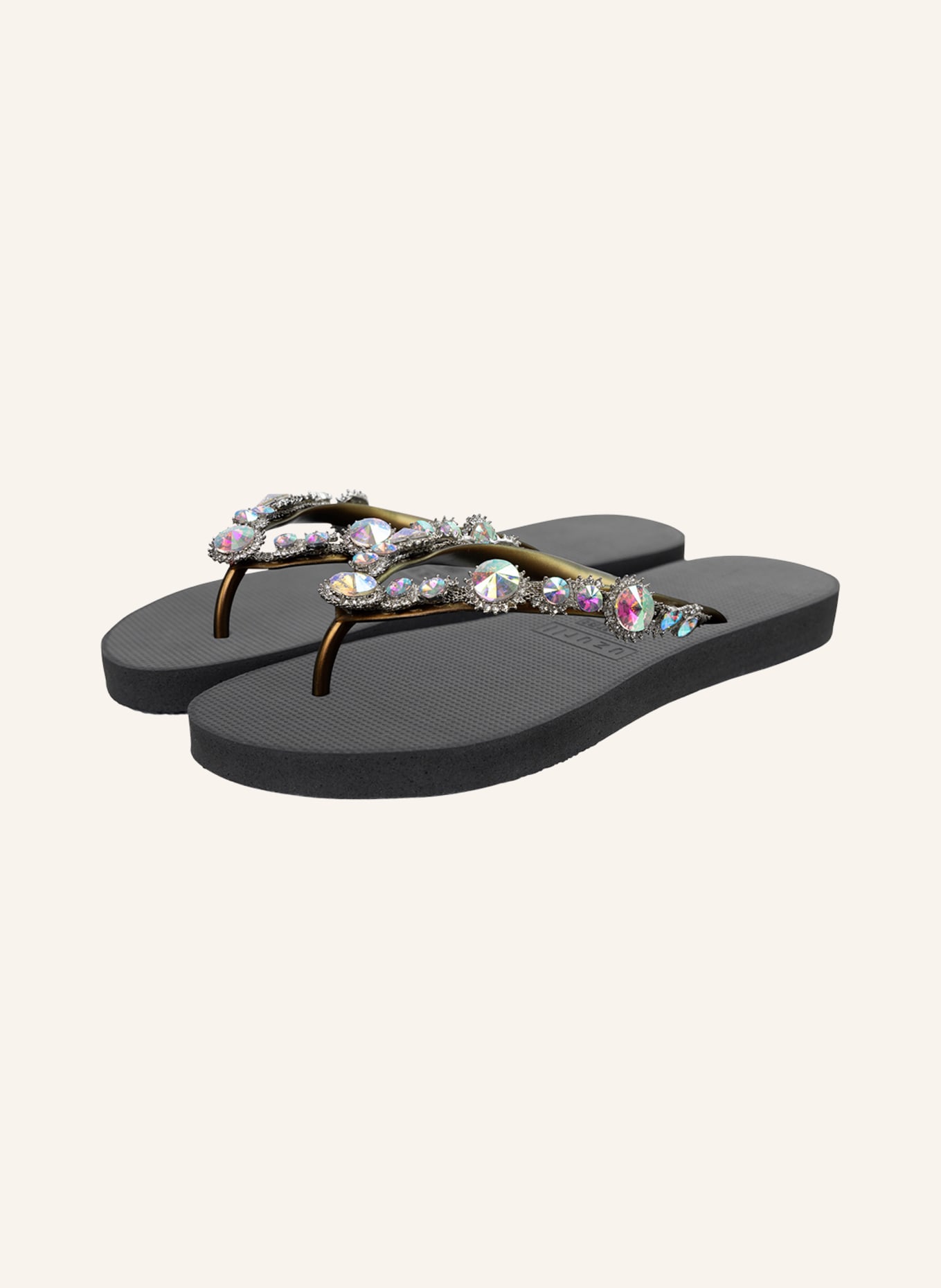 uzurii Zehentrenner CHRYSTAL MARILYN: SCHWARZ