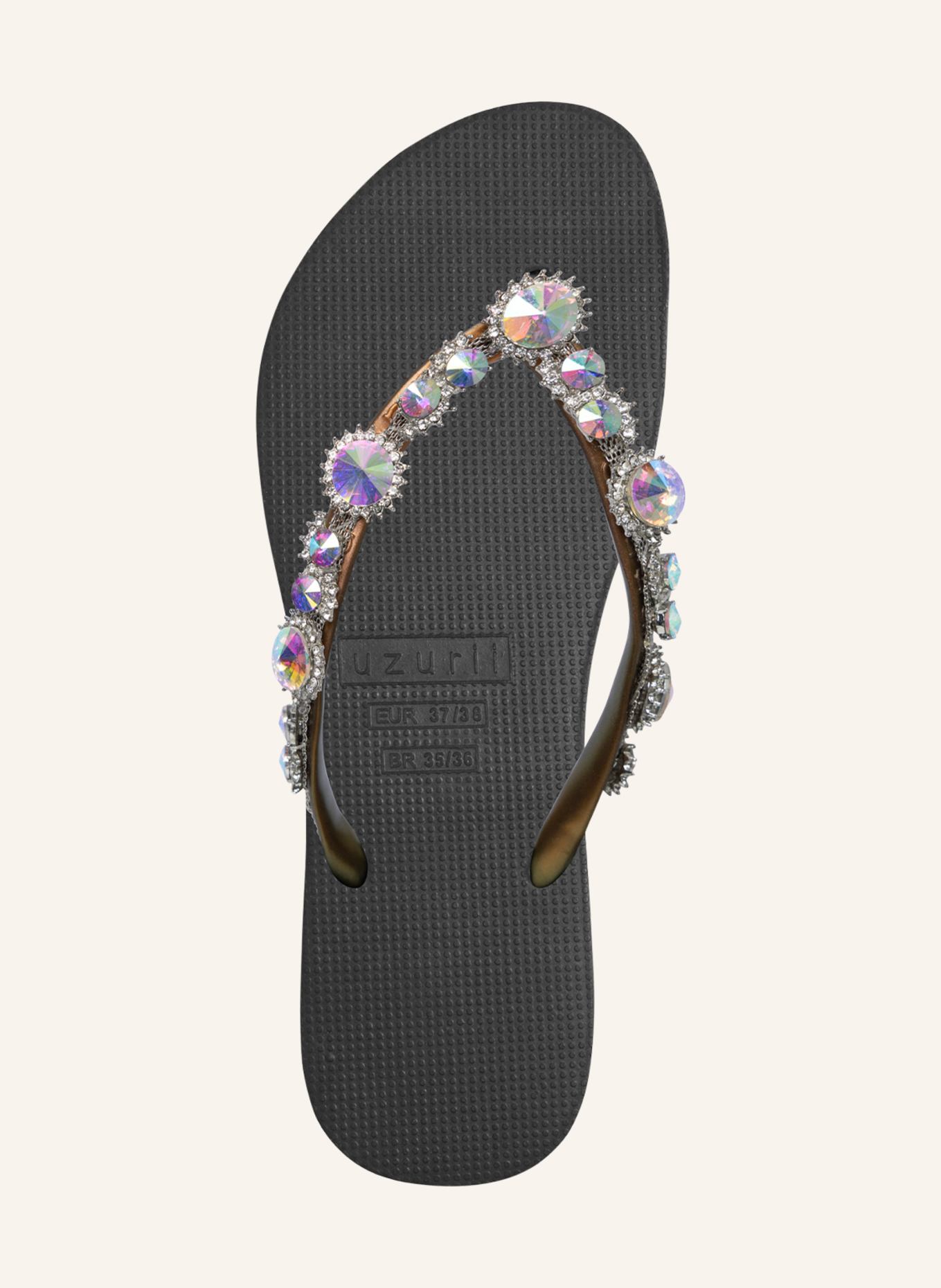 uzurii Zehentrenner CHRYSTAL MARILYN: SCHWARZ