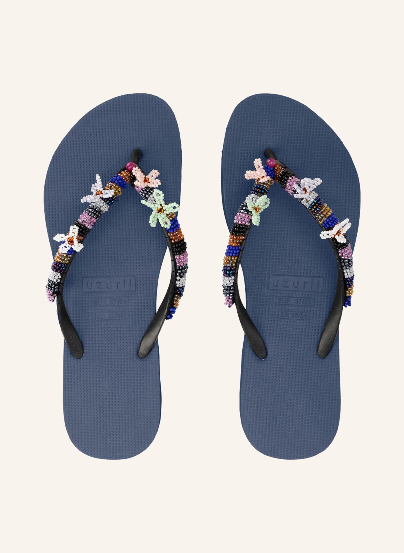 uzurii Zehentrenner LAS DALIAS BLUE: BLAU