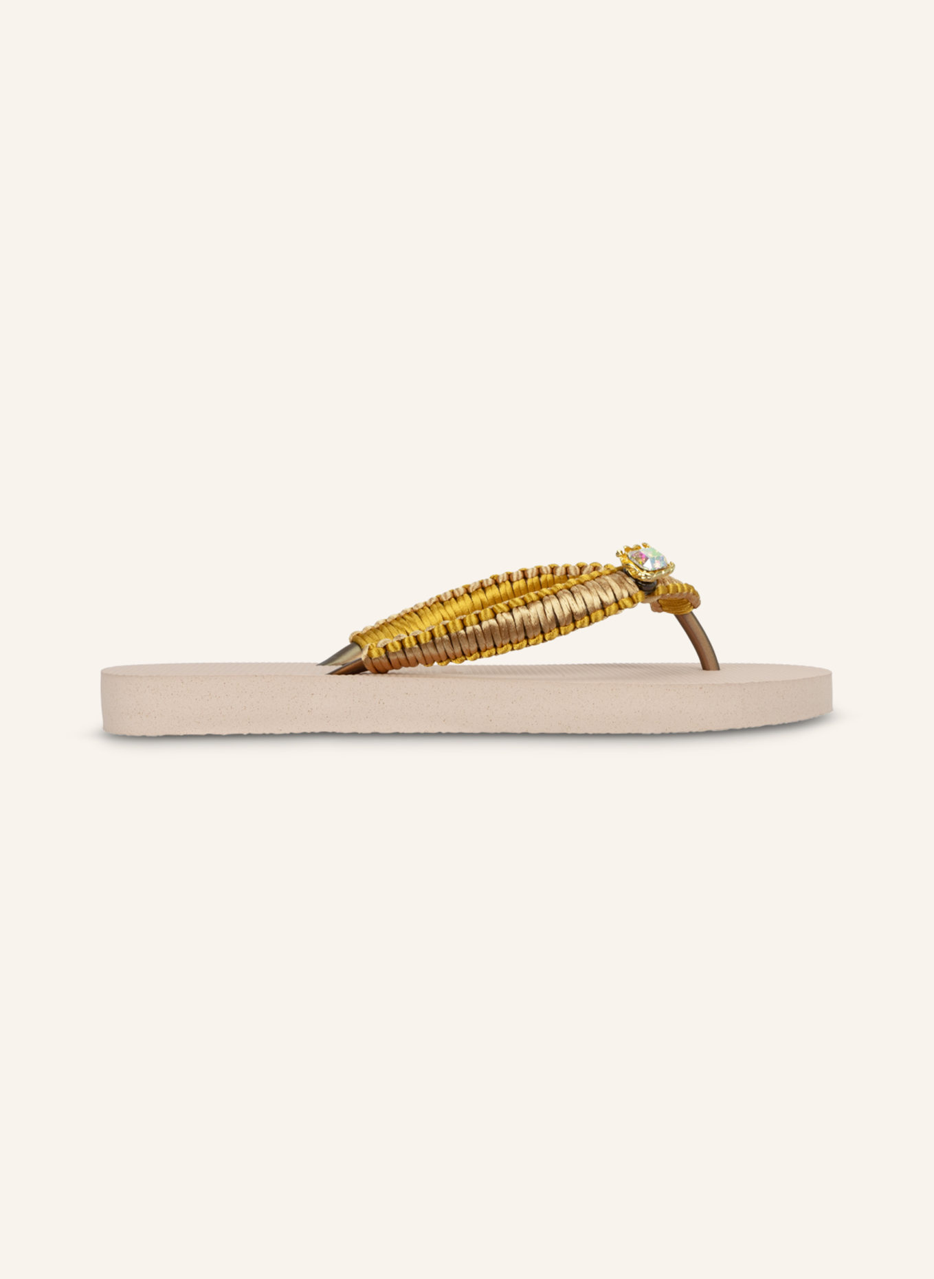 uzurii Zehentrenner TAUPE MACRAME SWITCH: BEIGE