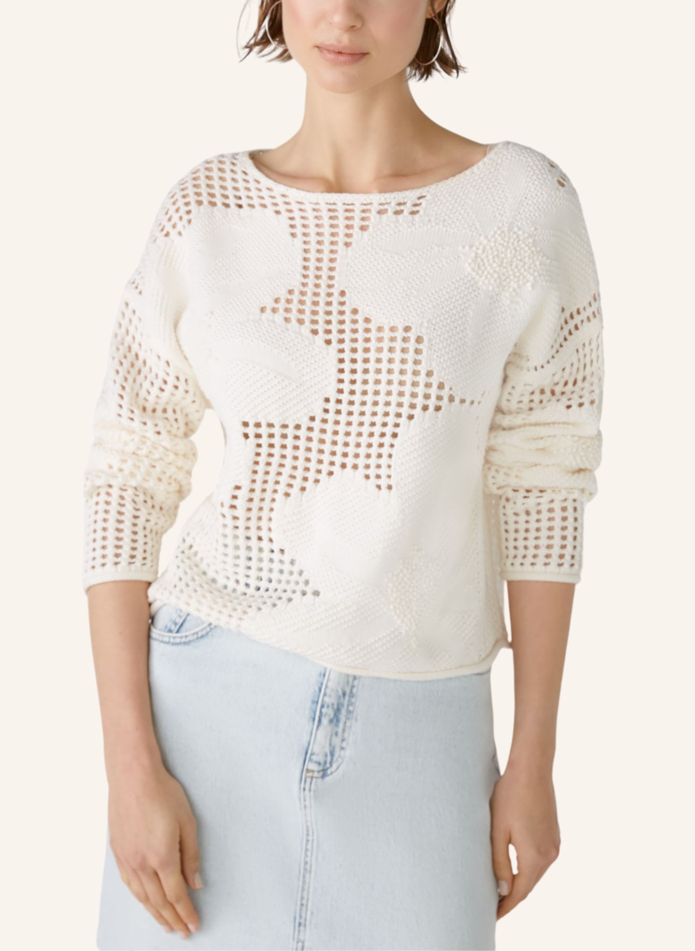 oui Pullover, Farbe: WEISS (Bild 3)