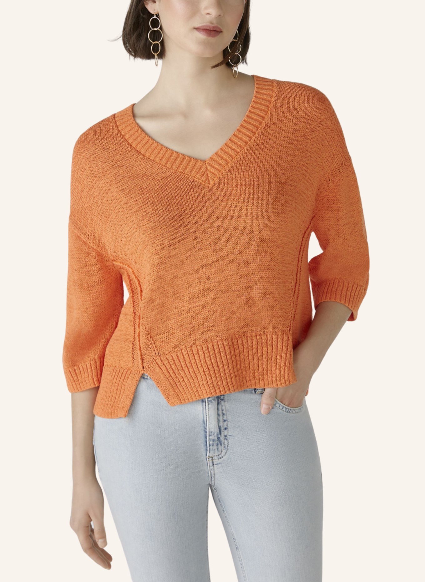 oui Pullover, Farbe: ORANGE (Bild 4)