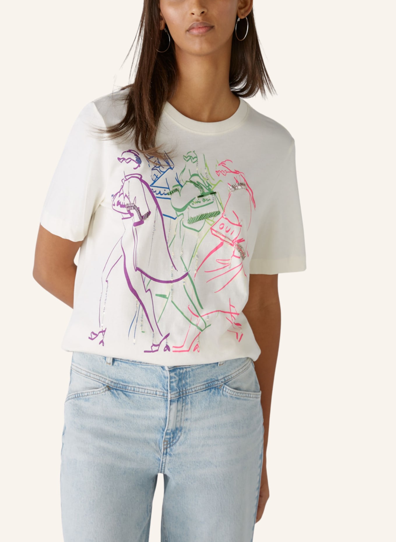 oui T-Shirt, Farbe: WEISS (Bild 3)