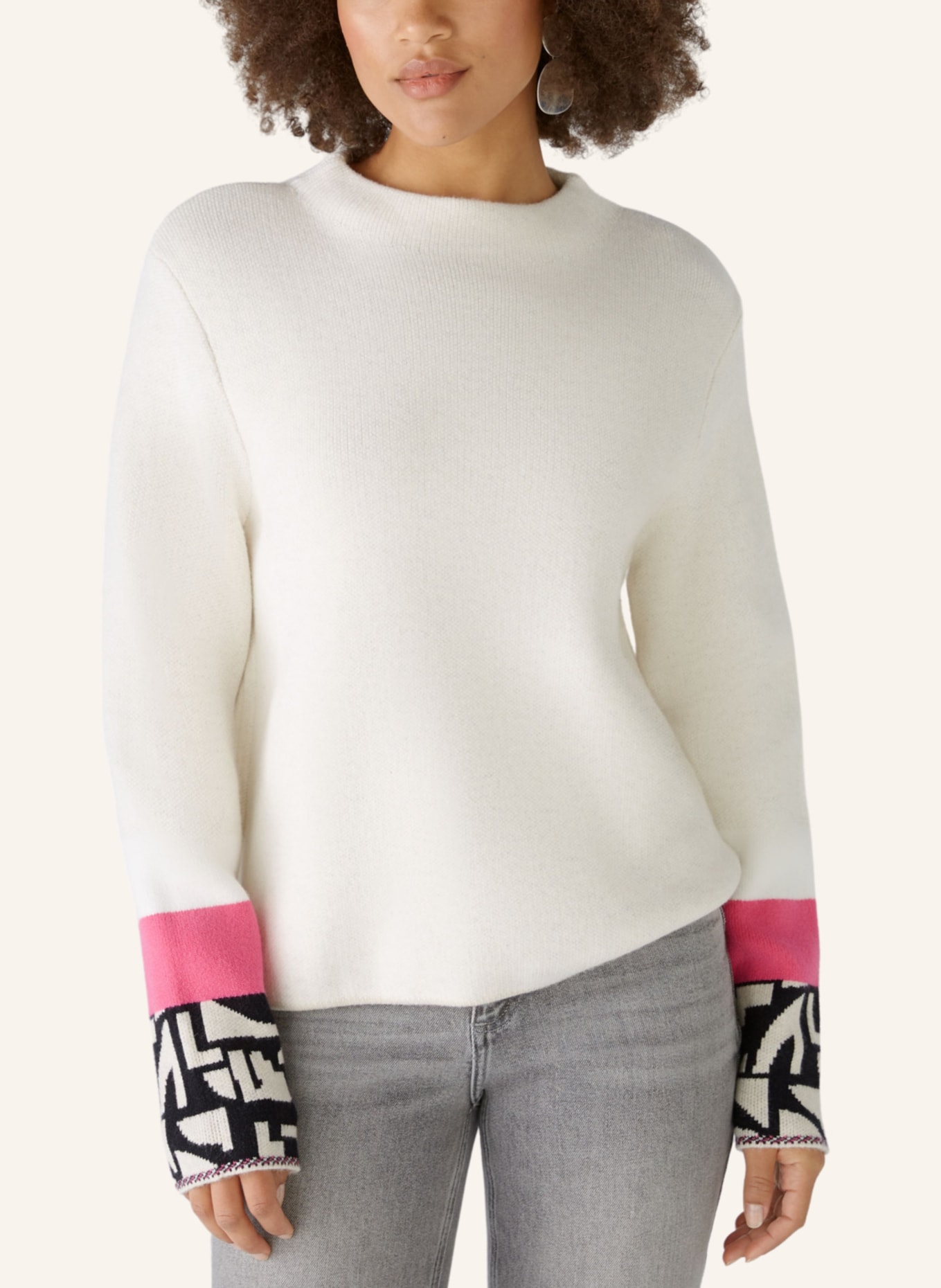 oui Pullover, Farbe: BEIGE (Bild 3)