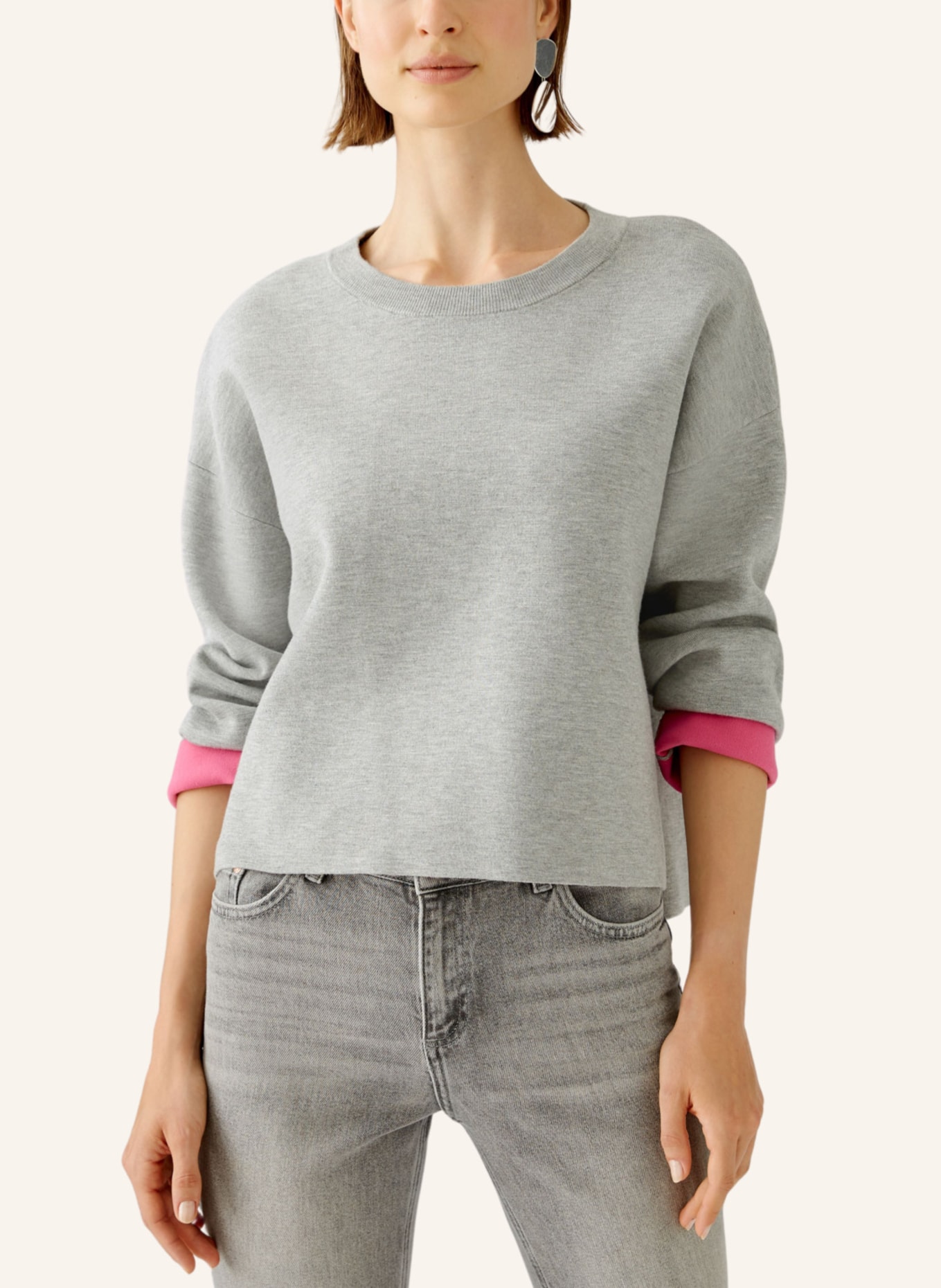 oui Pullover, Farbe: GRAU (Bild 3)