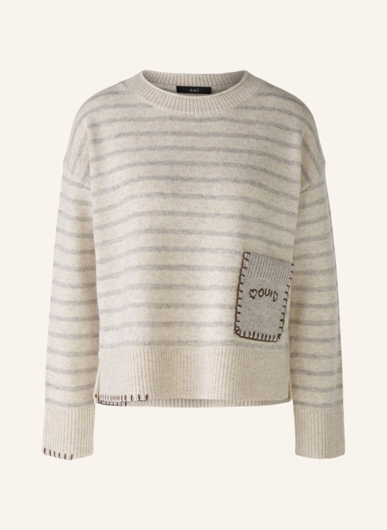 oui Pullover, Farbe: BEIGE (Bild 1)