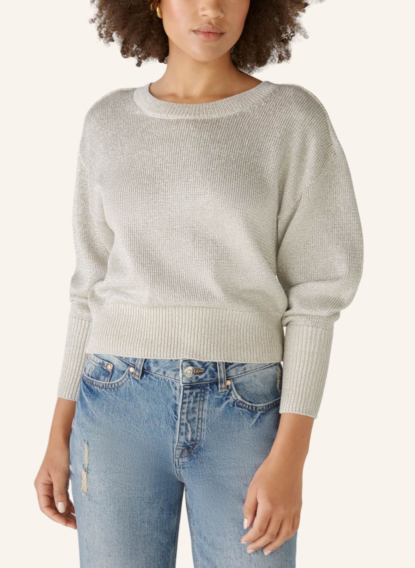 oui Pullover, Farbe: BEIGE (Bild 3)