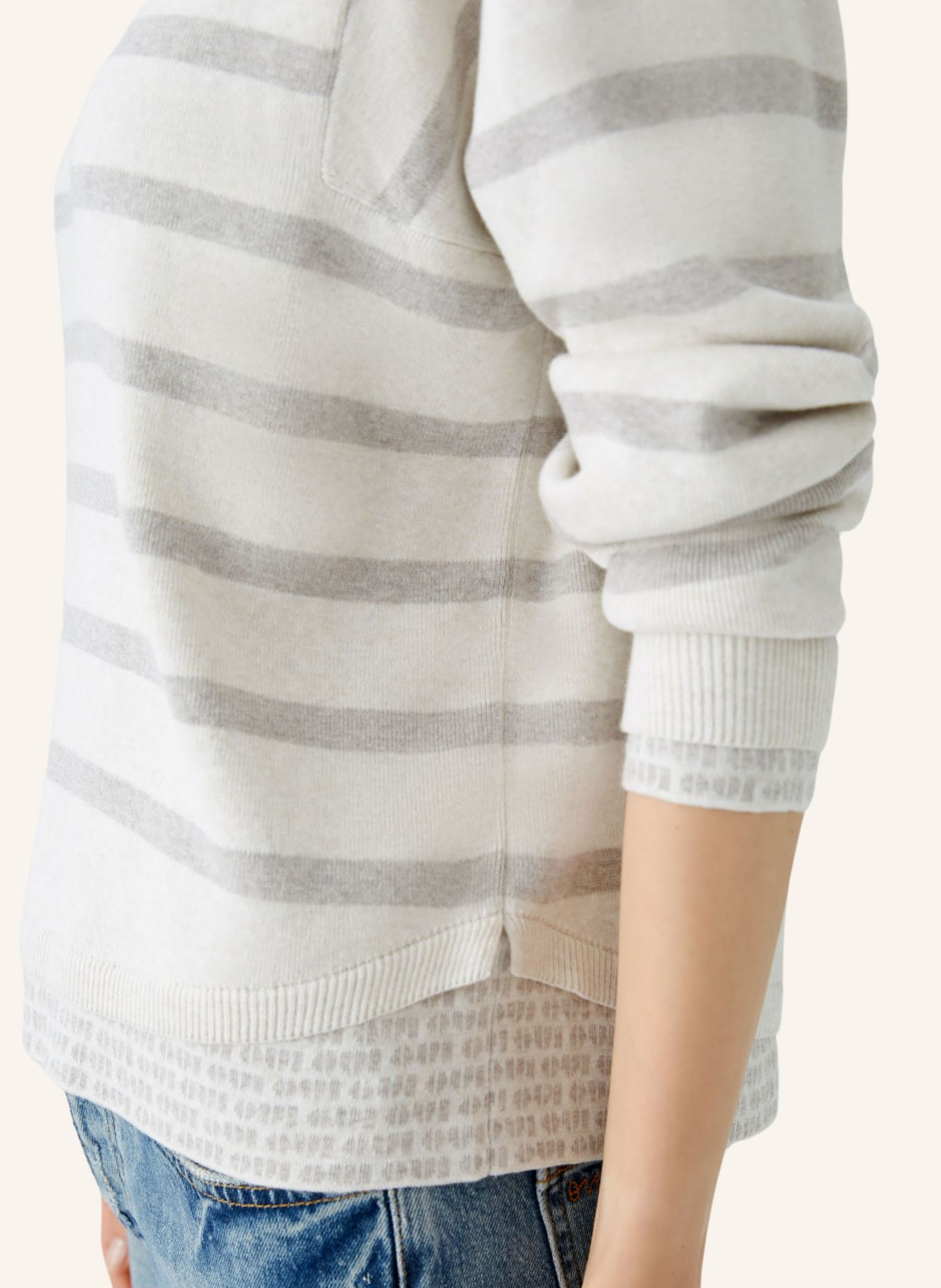 oui Pullover, Farbe: WEISS (Bild 5)