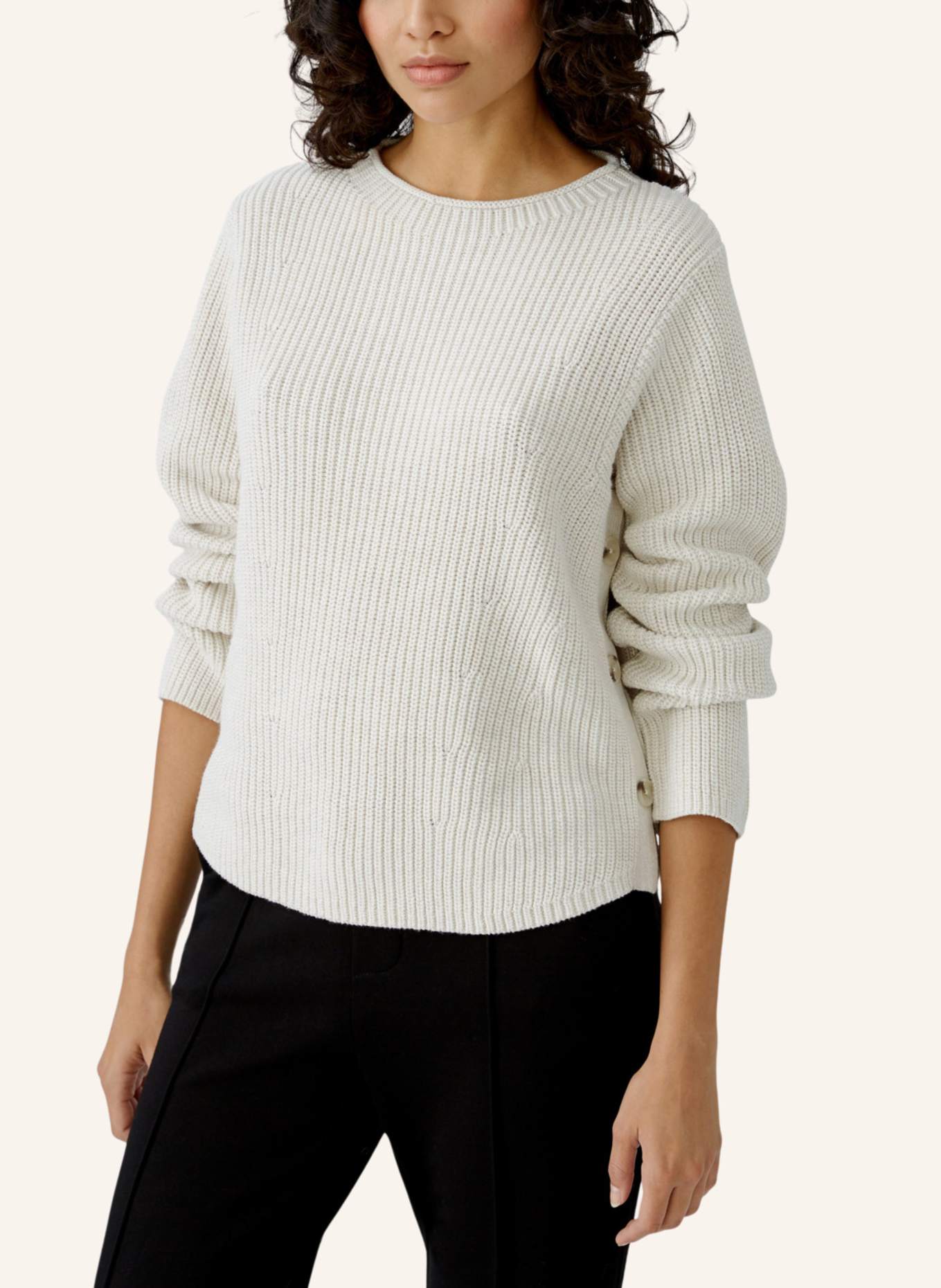 oui Pullover, Farbe: WEISS (Bild 3)