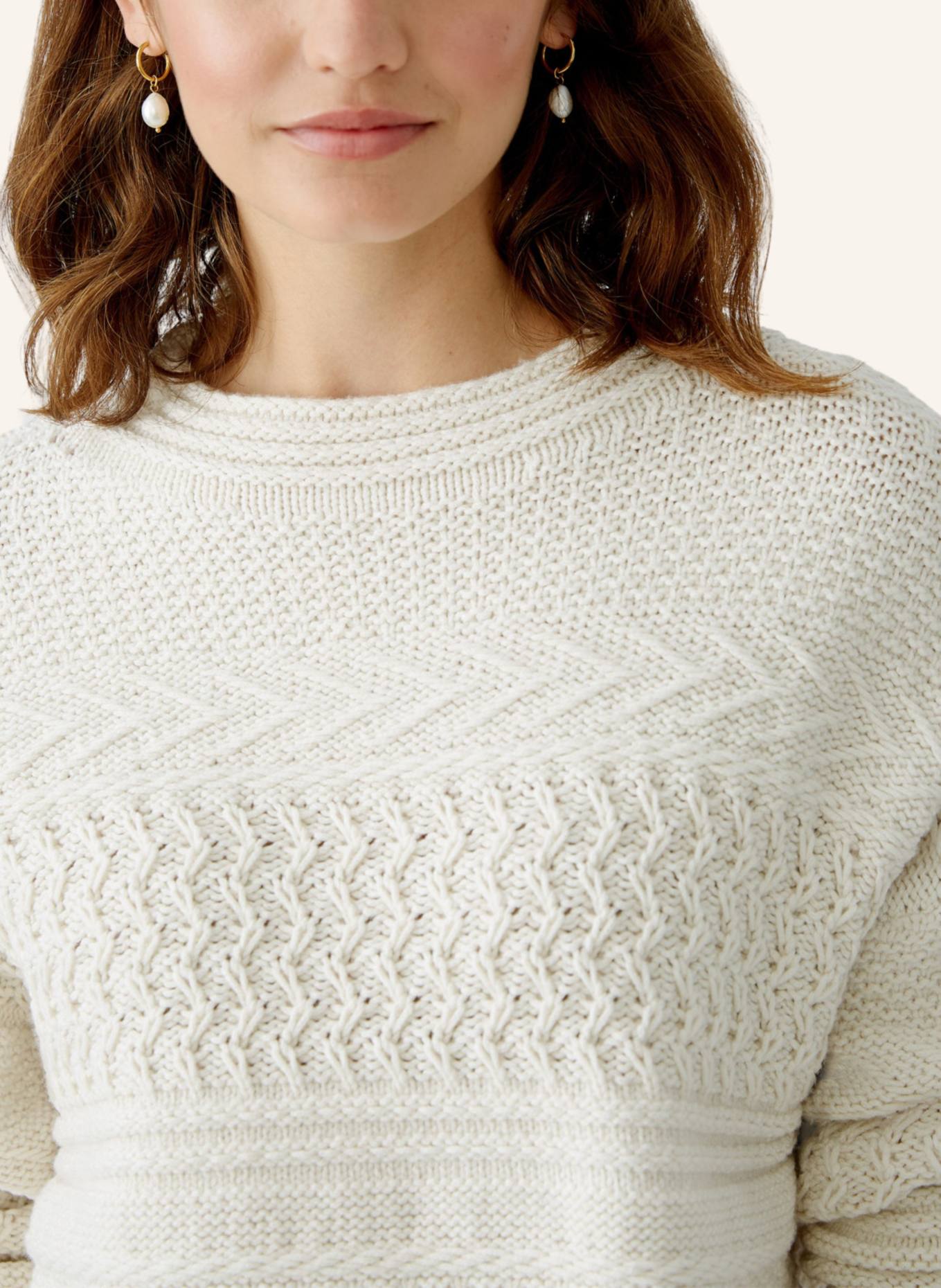 oui Pullover, Farbe: WEISS (Bild 5)