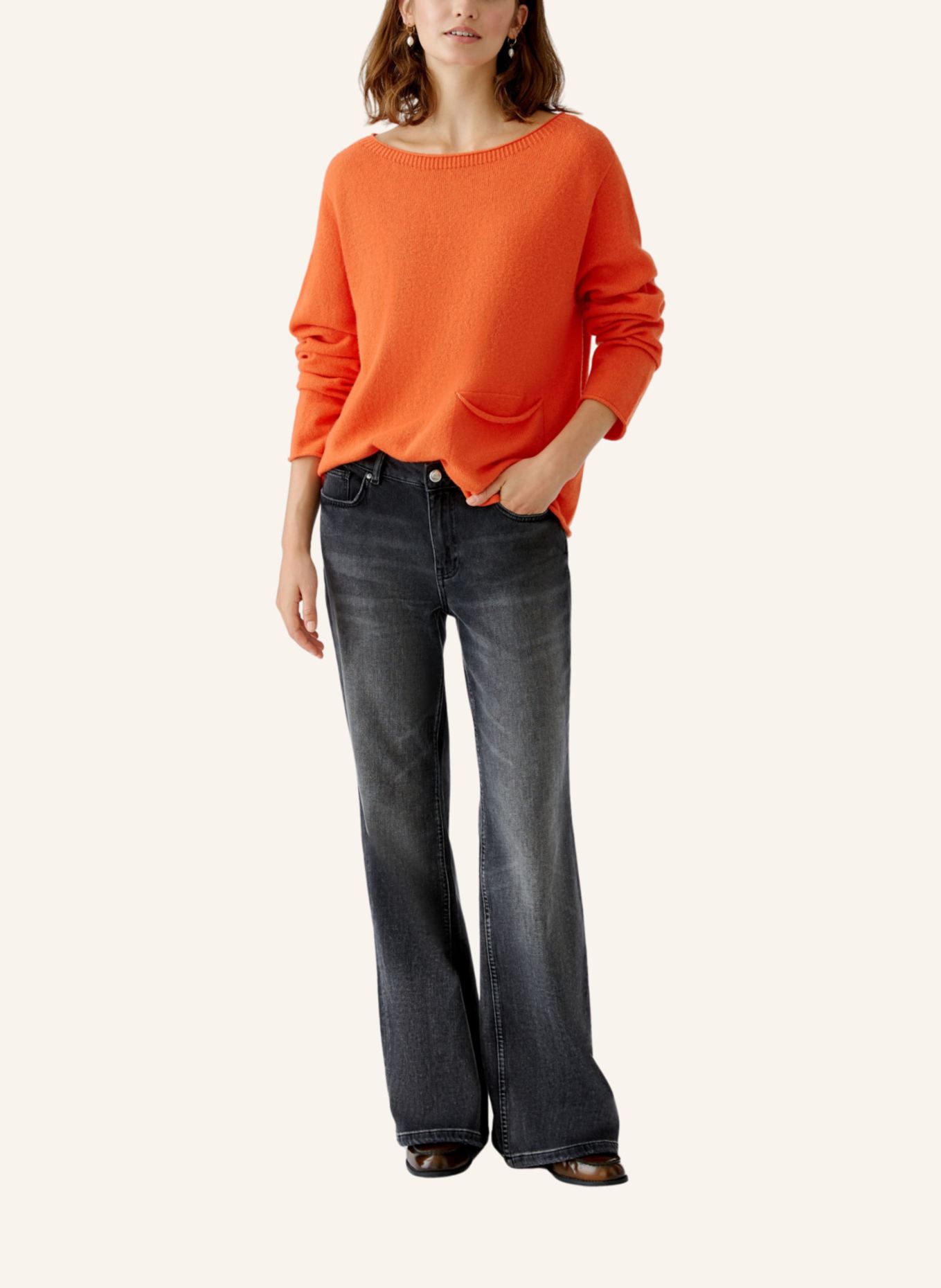 oui Pullover, Farbe: ORANGE (Bild 6)