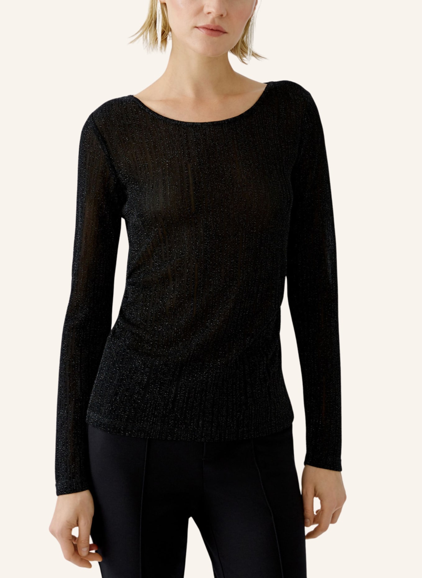 oui Longsleeve, Farbe: SCHWARZ (Bild 3)