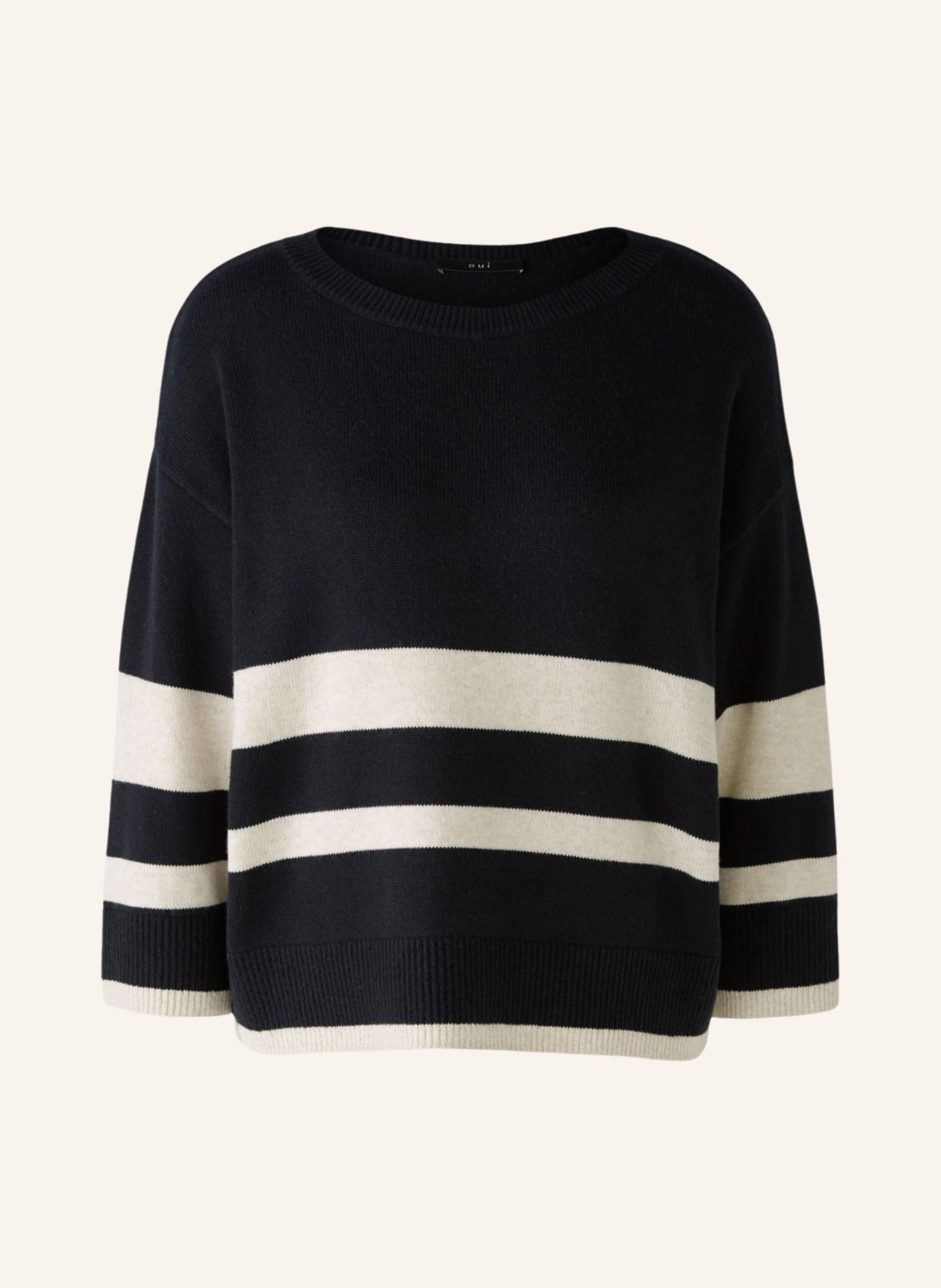 oui Pullover, Farbe: SCHWARZ (Bild 1)