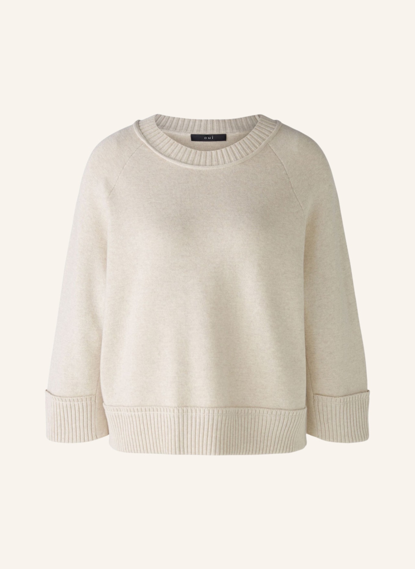 oui Pullover, Farbe: BEIGE (Bild 1)