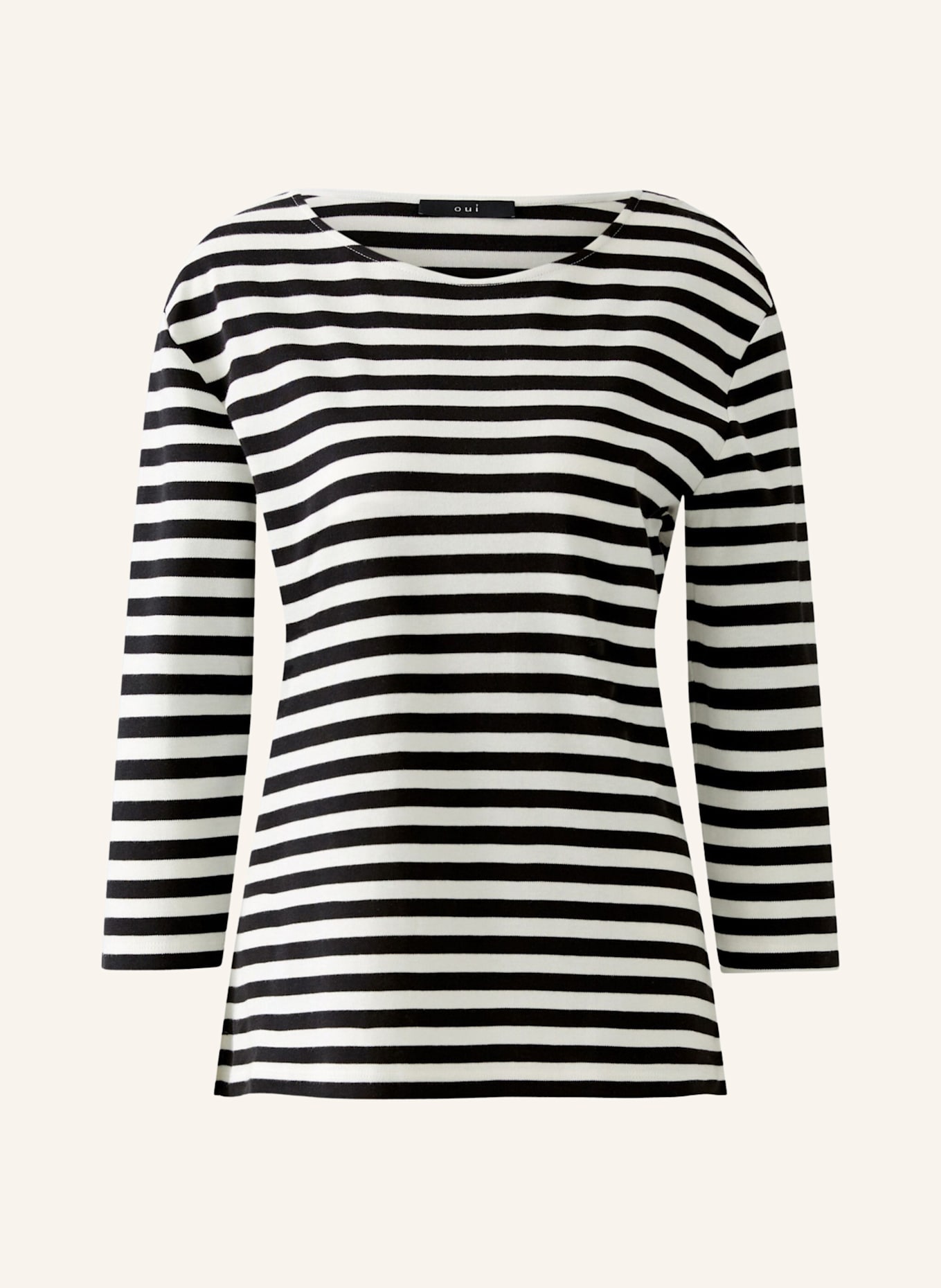 oui Longsleeve SOLEILA: SCHWARZ