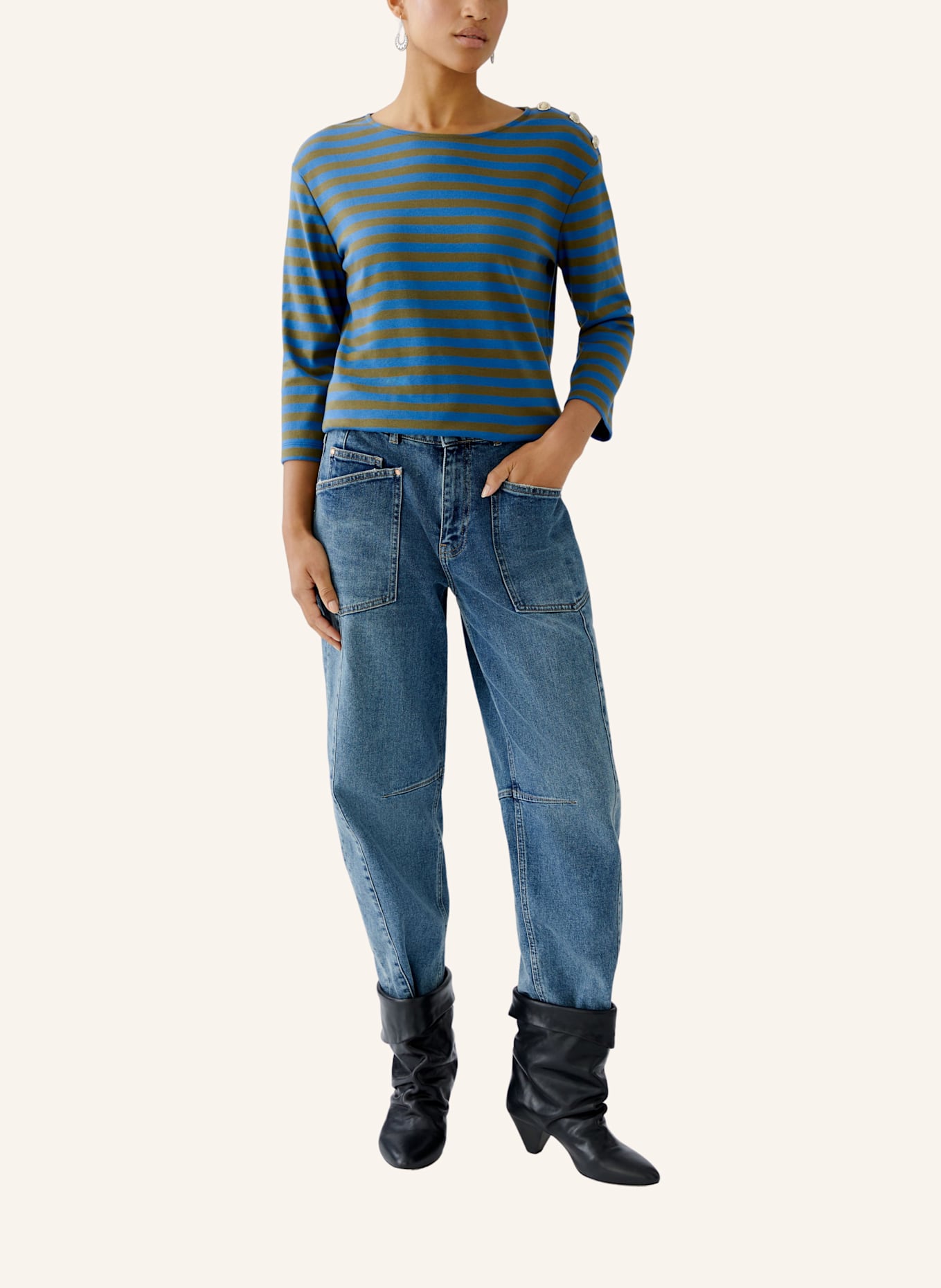 oui Longsleeve SUNALA: GRÜN