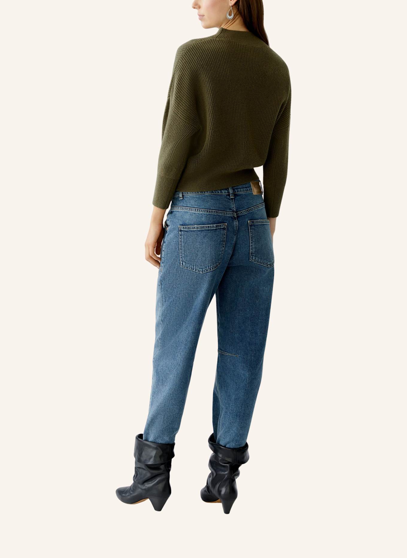 oui Pullover mit 3/4-Arm: GRÜN