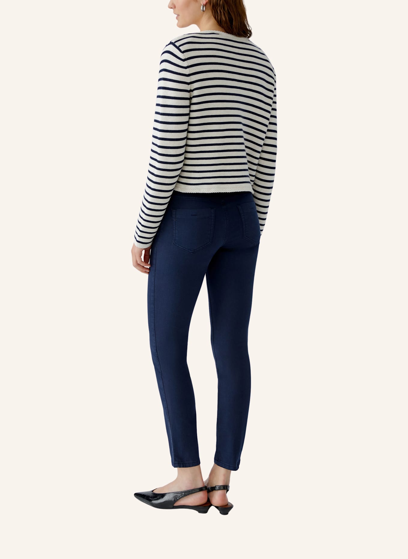 oui Strickjacke MAREA: WEISS