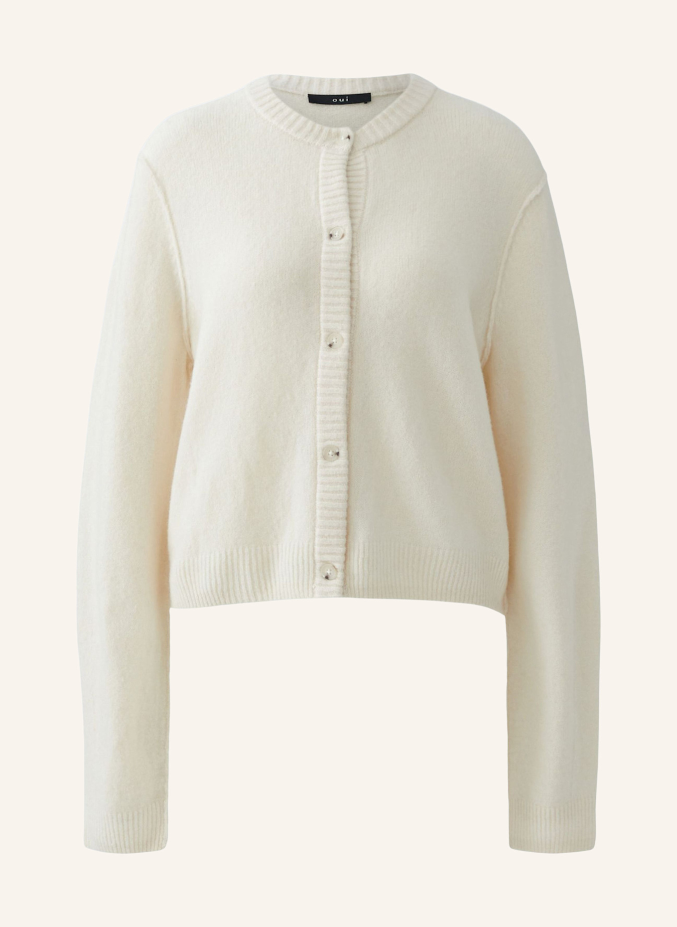 oui Strickjacke ILAYA: WEISS