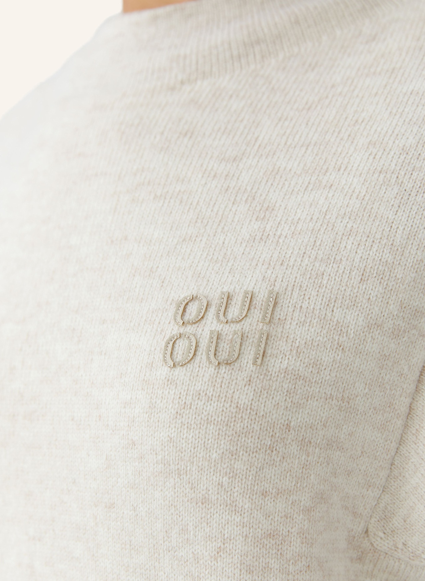 oui Pullover: BEIGE