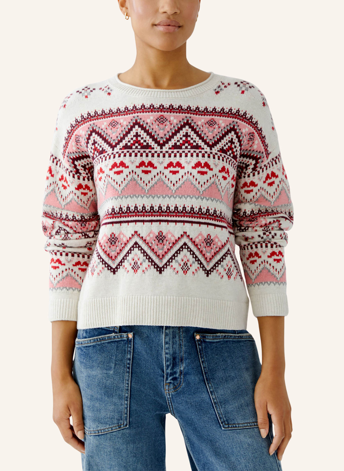oui Pullover: WEISS
