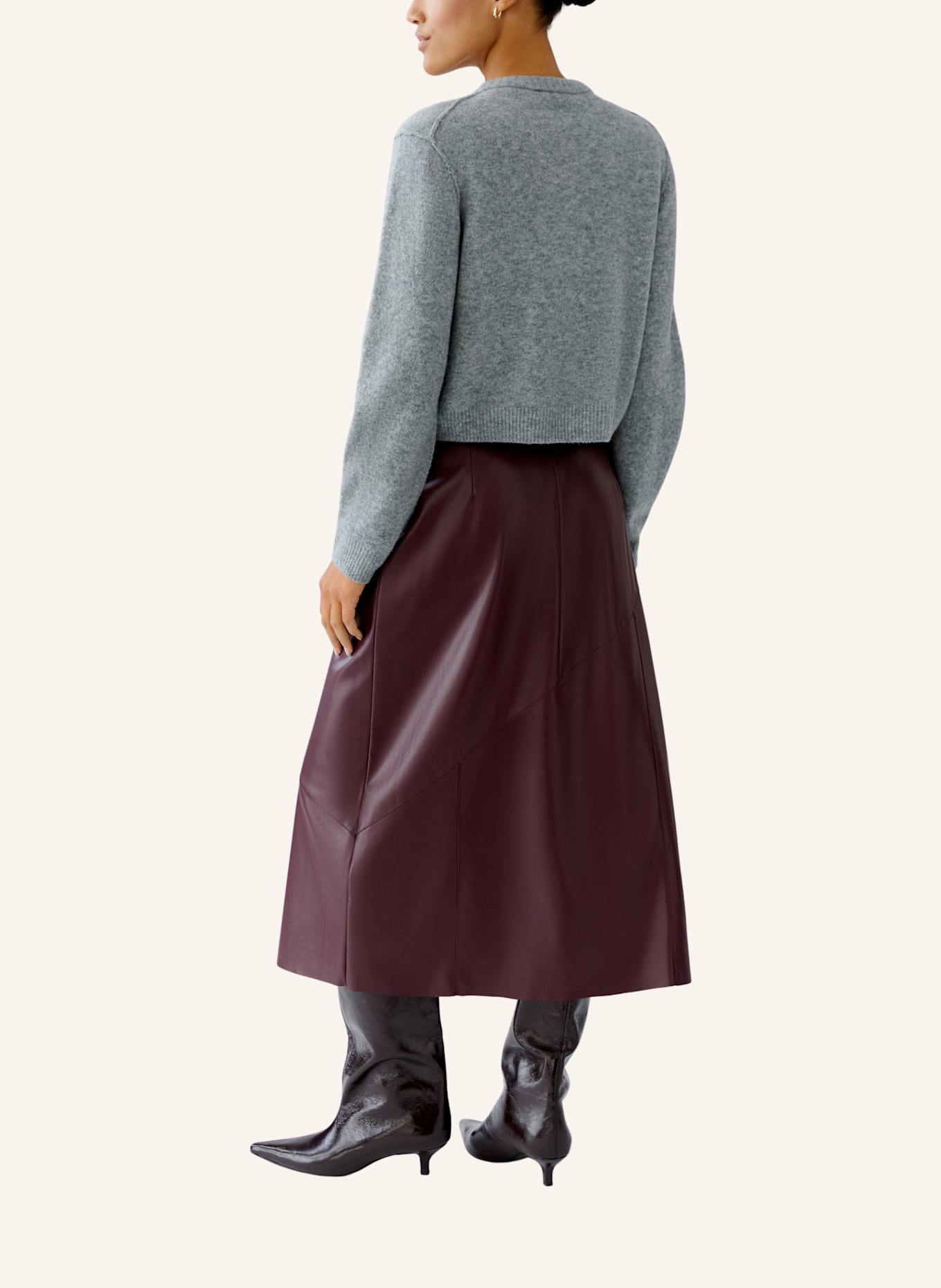 oui Strickjacke ILAYA: GRAU