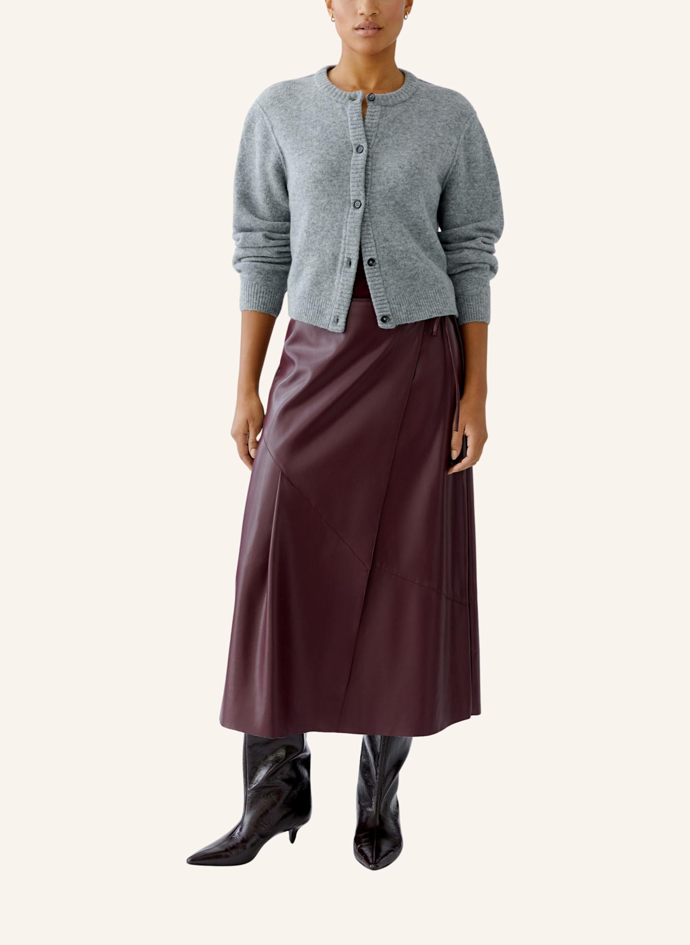 oui Strickjacke ILAYA: GRAU