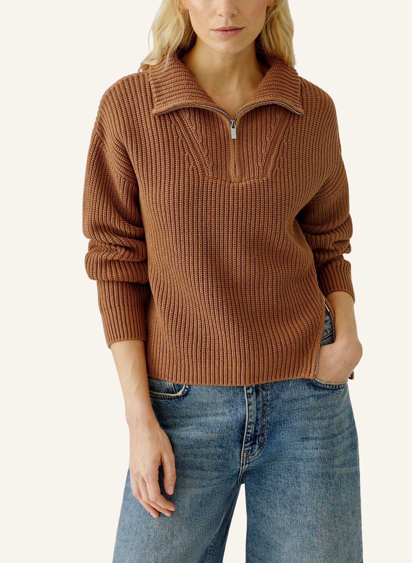oui Pullover: BRAUN
