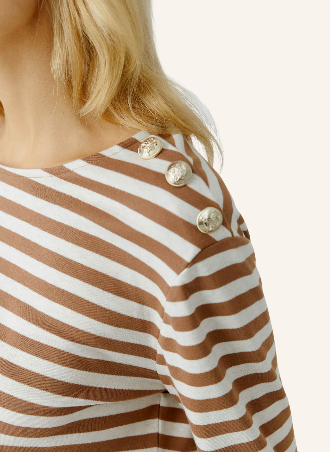 oui Longsleeve SUNALA: BRAUN